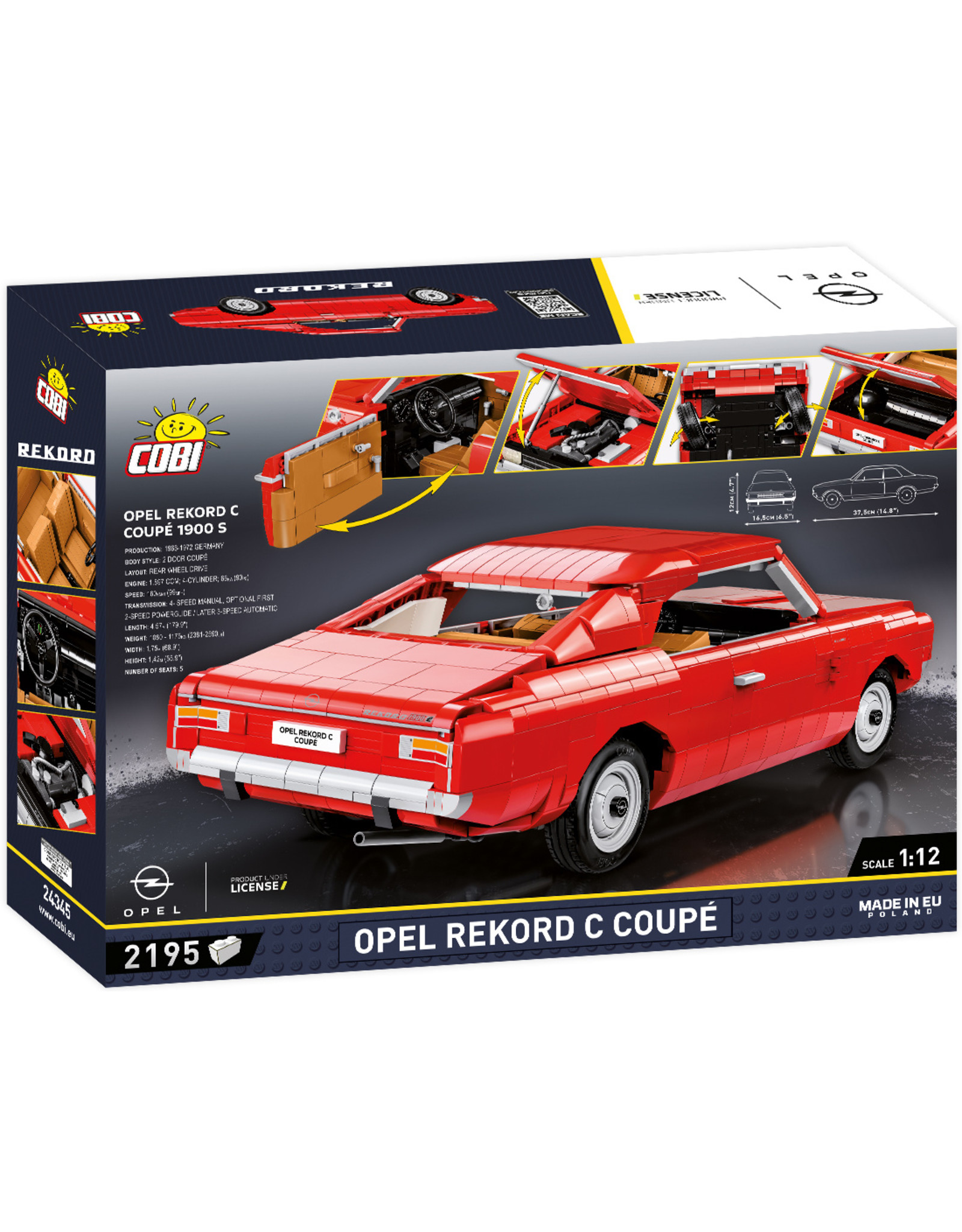 COBI COBI 24345 - Opel Rekord C  Coupe