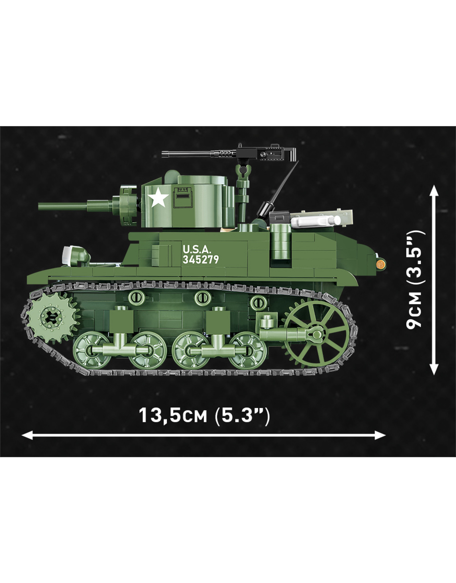 COBI COBI 3048 M3A1 Stuart