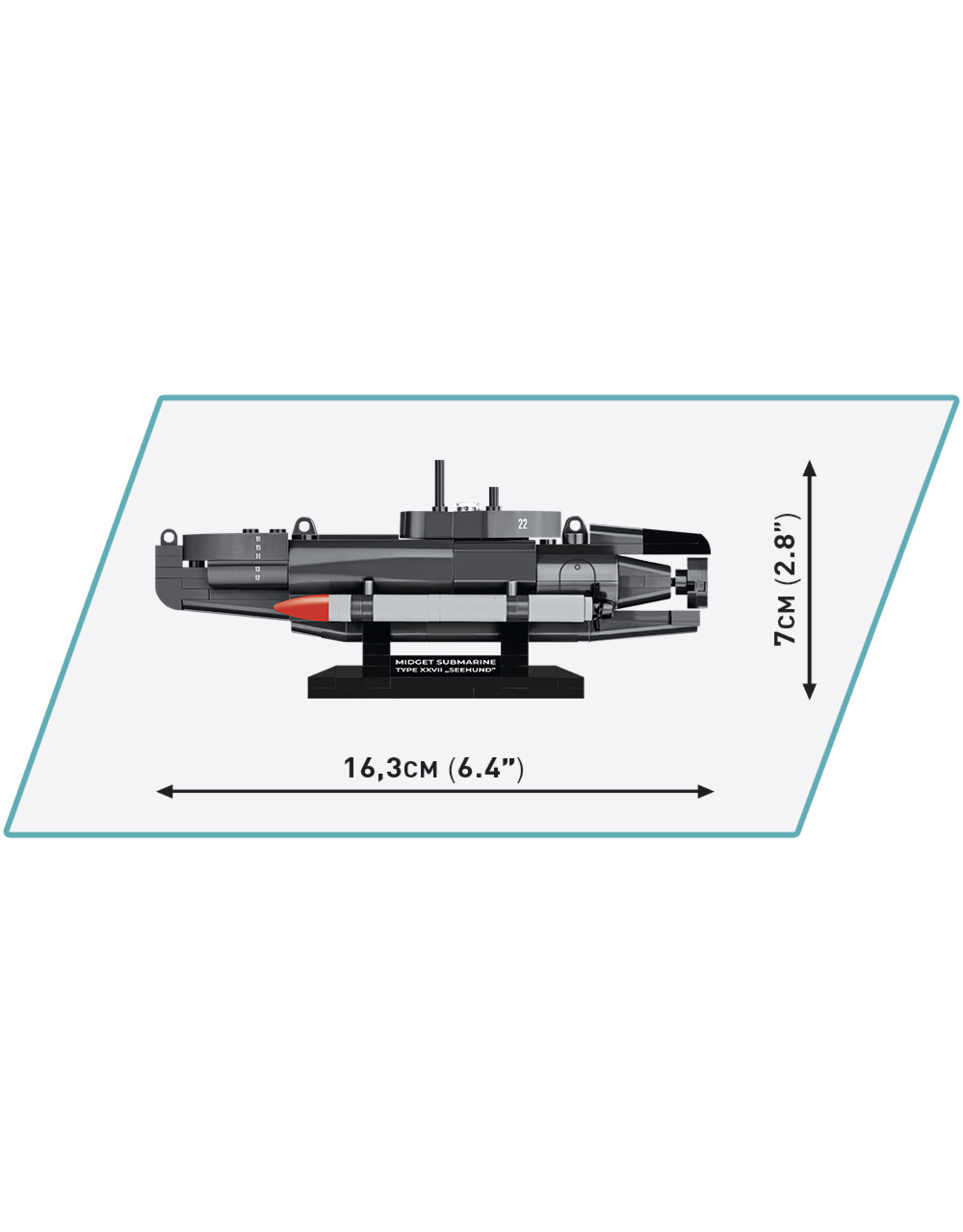 COBI COBI 4846 U-Boot XXVII Seehond