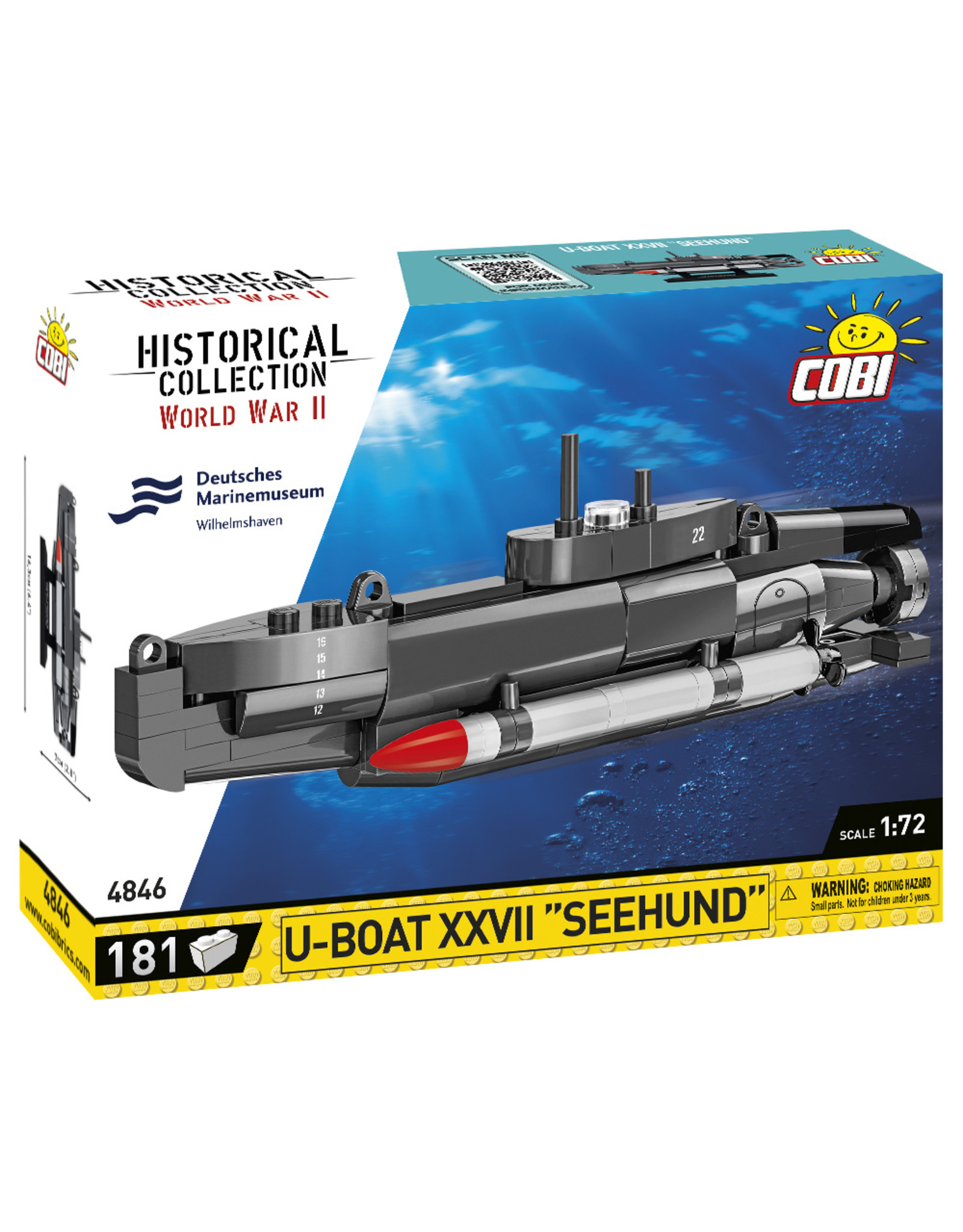 COBI COBI 4846 U-Boot XXVII Seehond