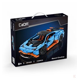 CaDA® Speed Series Model Car Building Set C63003W Blue Knight