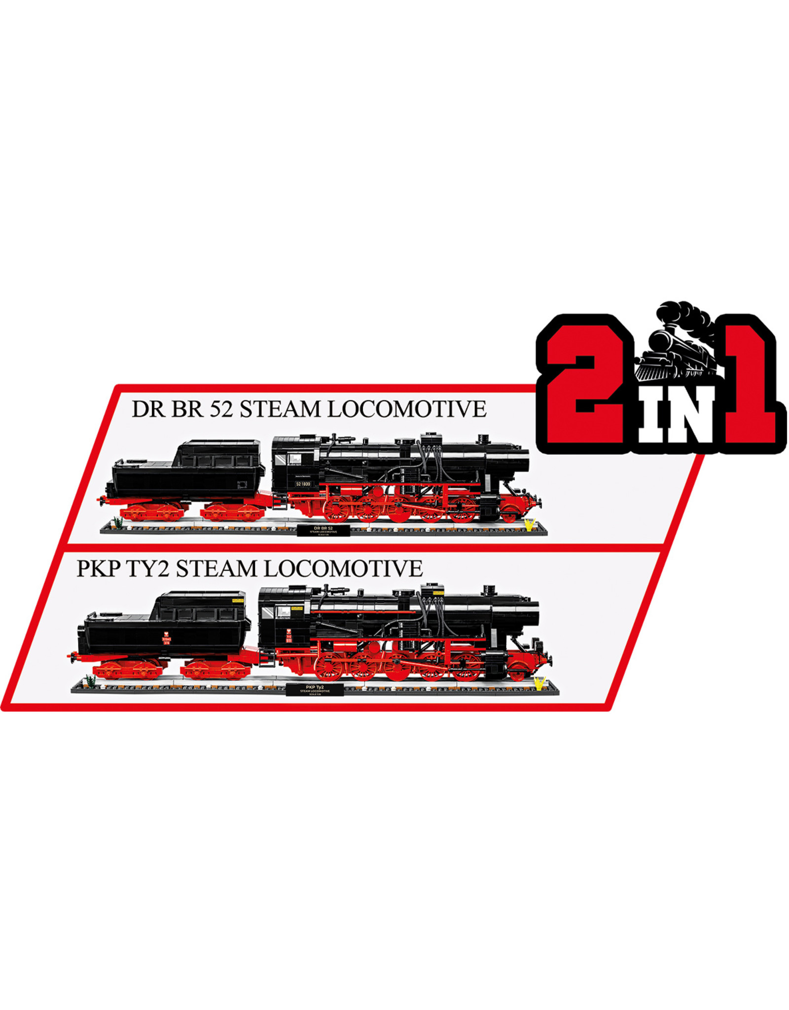COBI COBI 6280 DRB Class 52 Steam Locomotive