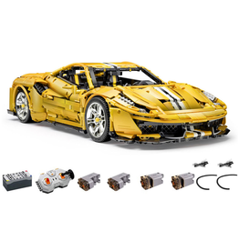 CaDA bricks CaDA MASTER Italian Super Car  gelb inkl. power system