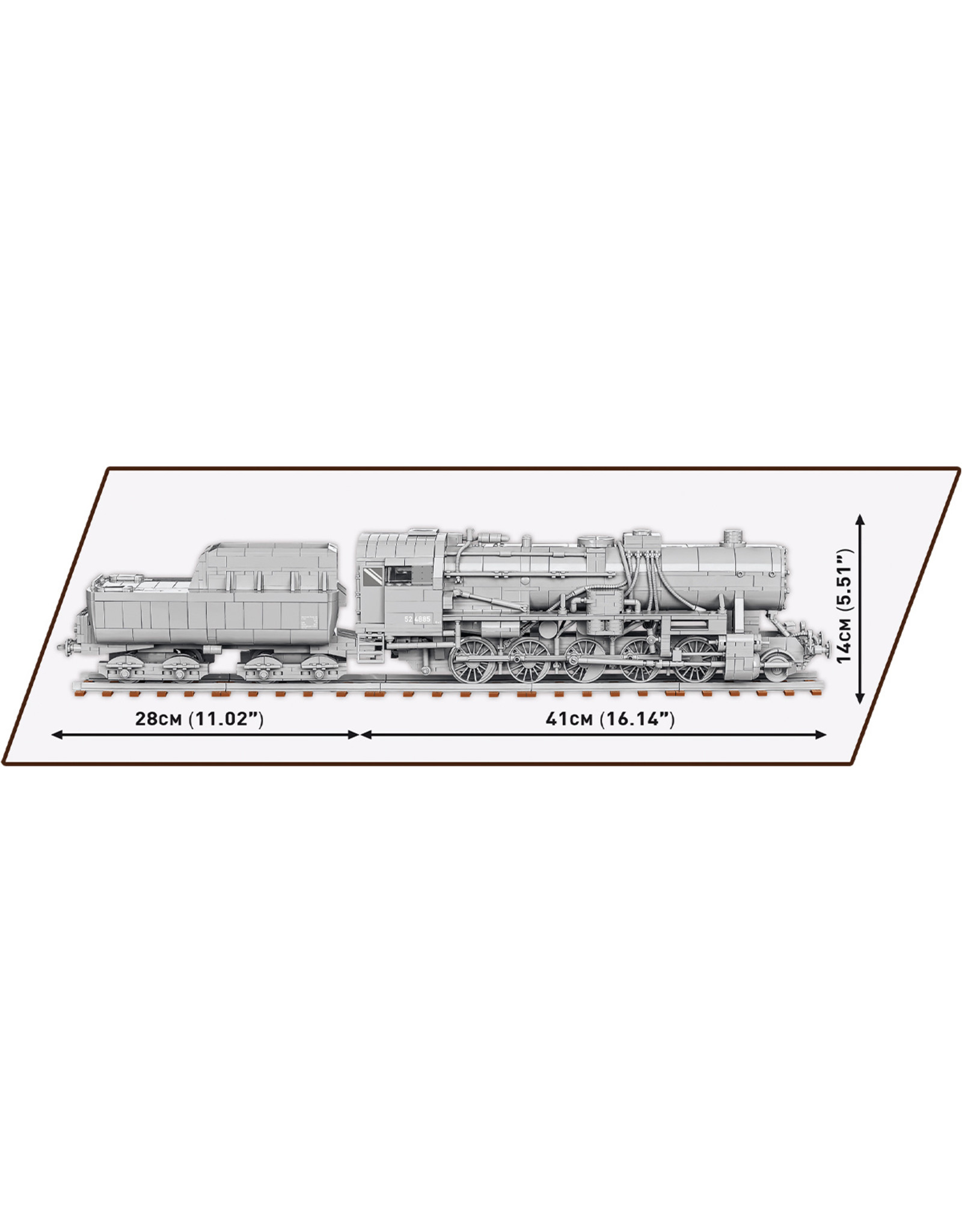 COBI COBI 6281 Kriegslokomotive Baueihe 52