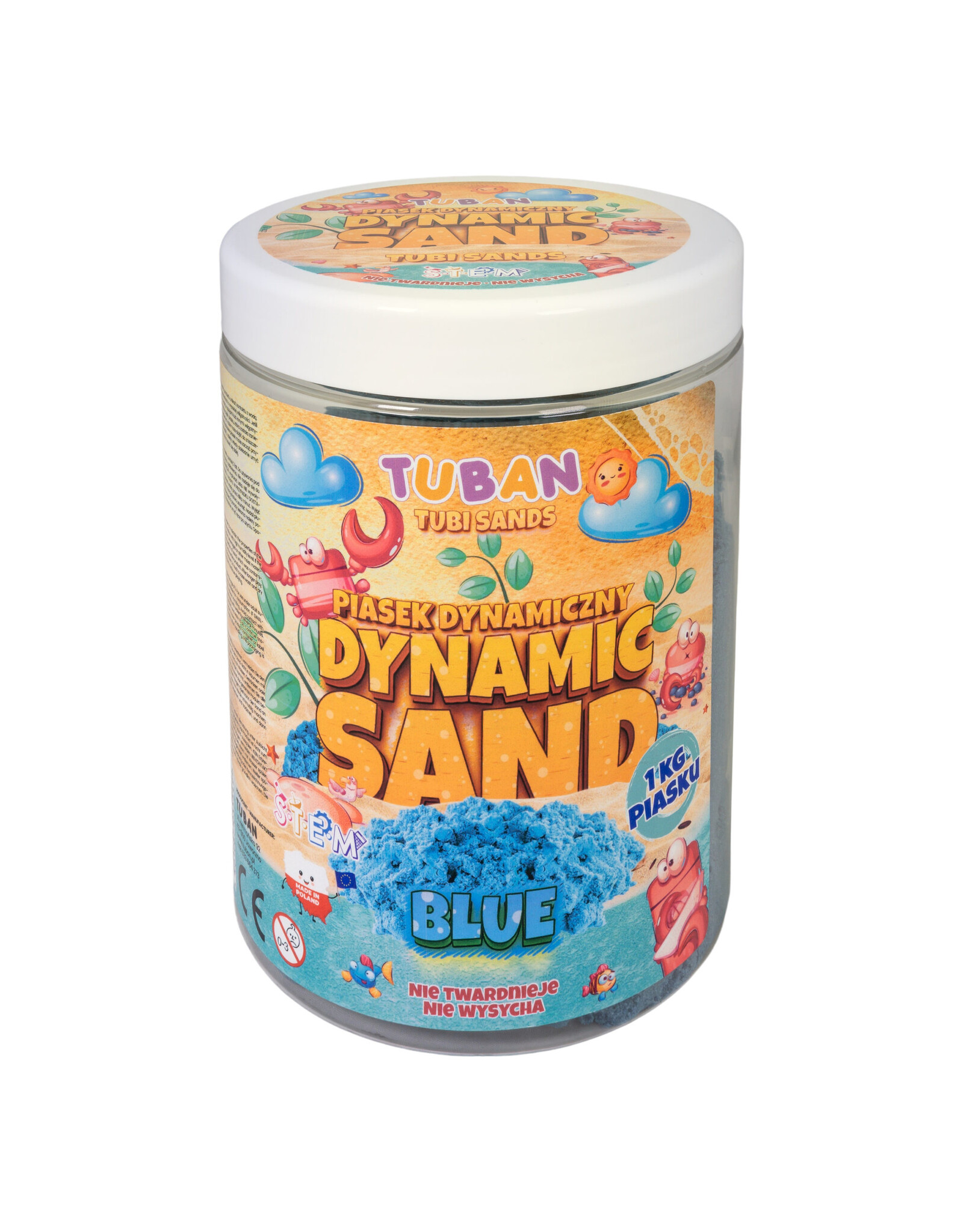 Tuban Tuban - Dynamic Sand – blauw 1 kg