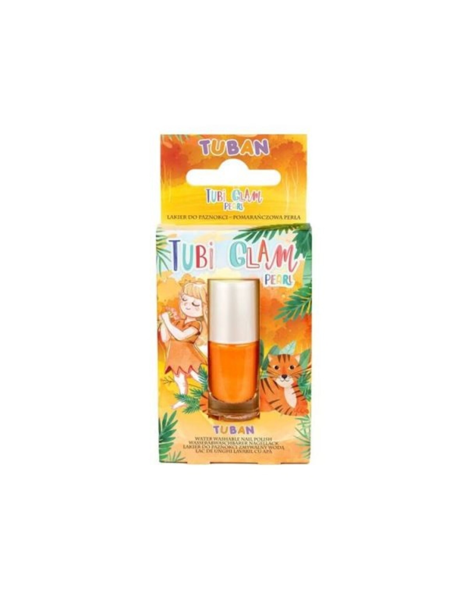 Tuban Tuban - Nagellak Tubi Glam – parel oranje