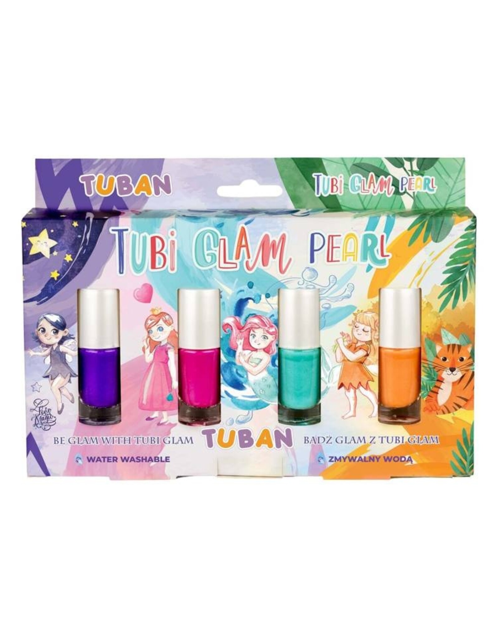 Tuban Tuban - Nagellack Tubi Glam –Set Perlmutt 4 Farben
