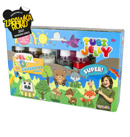 Tuban Tubi Jelly set met 6 kleuren - Dieren