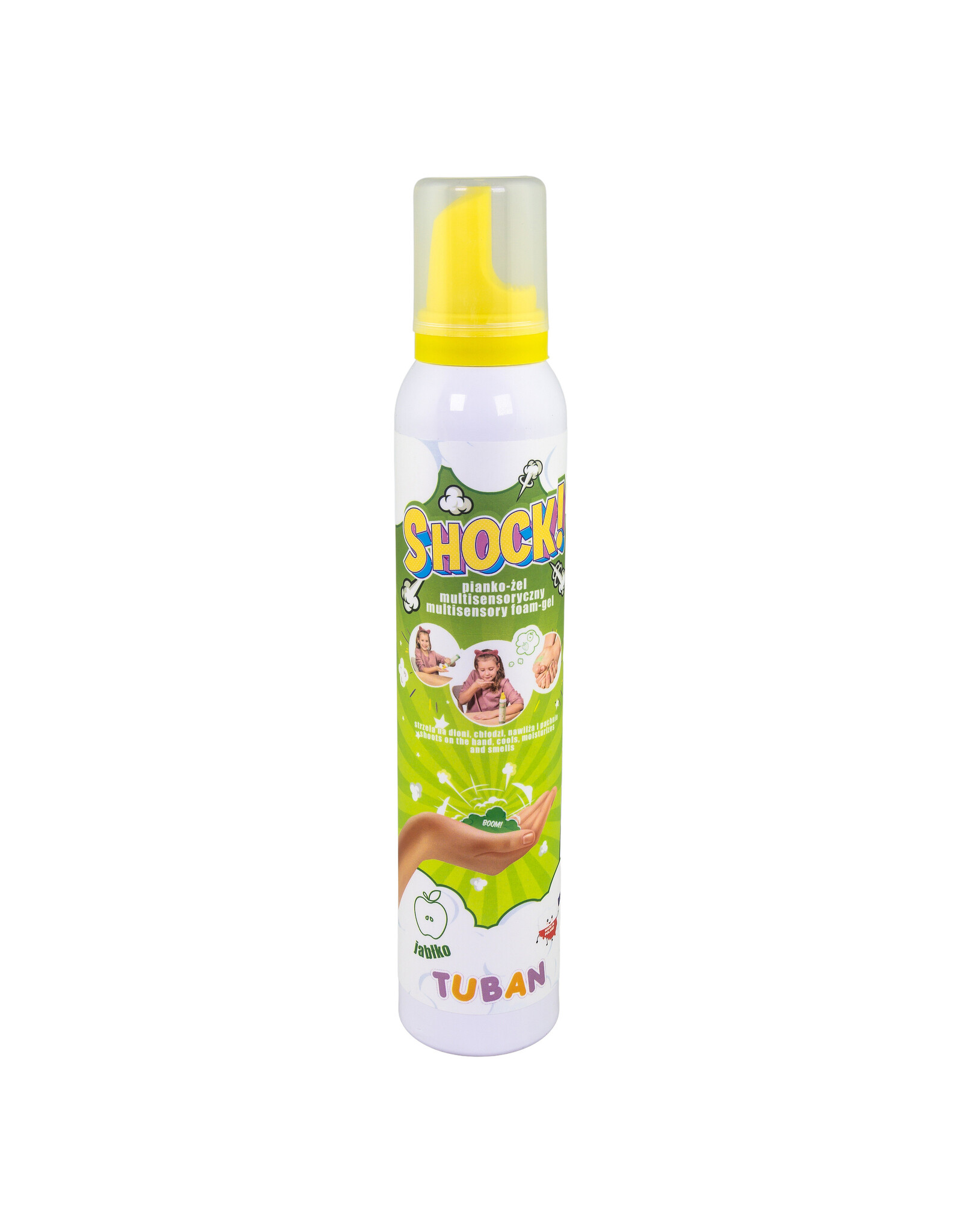 Tuban Tuban - Shock! - 200ml - multisensorische schuim-gel - appel