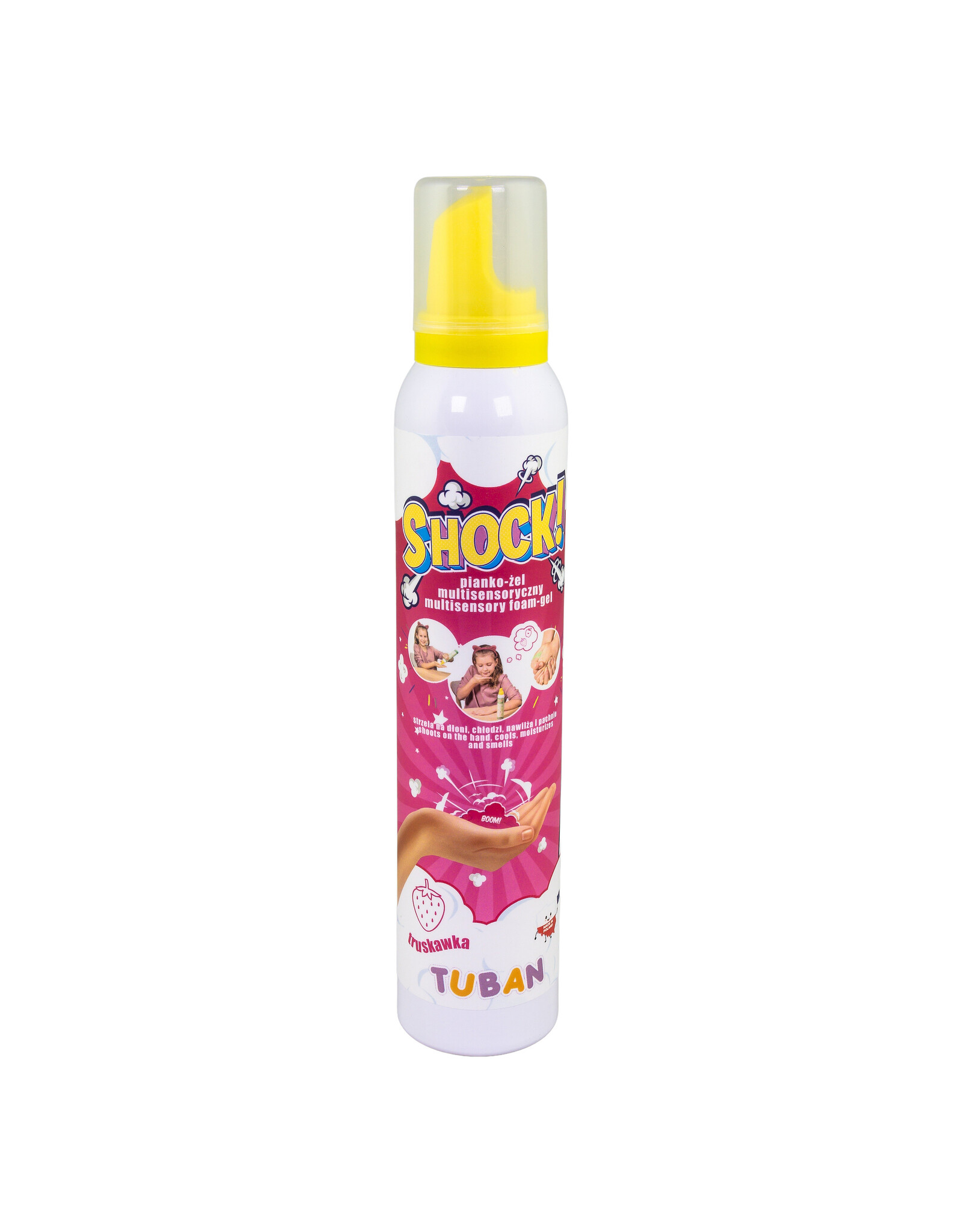 Tuban Tuban - Shock! - 200ml - multisensory foam-gel - strawberry