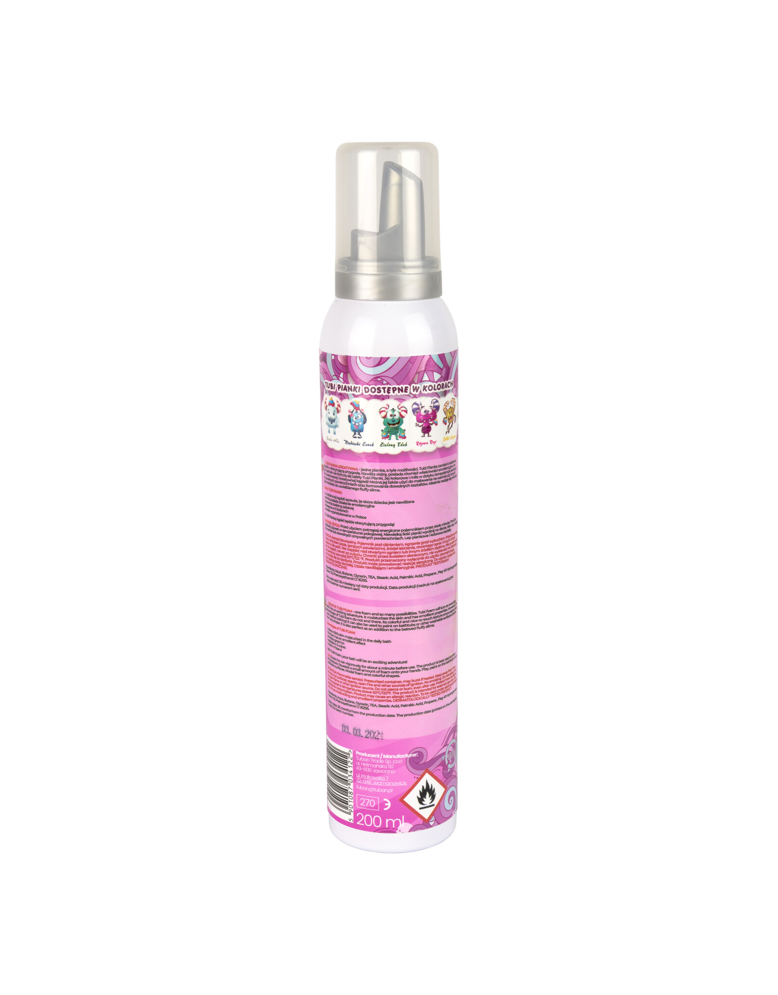 Tuban Tuban - Tubi Schuim - 200ml - Roze