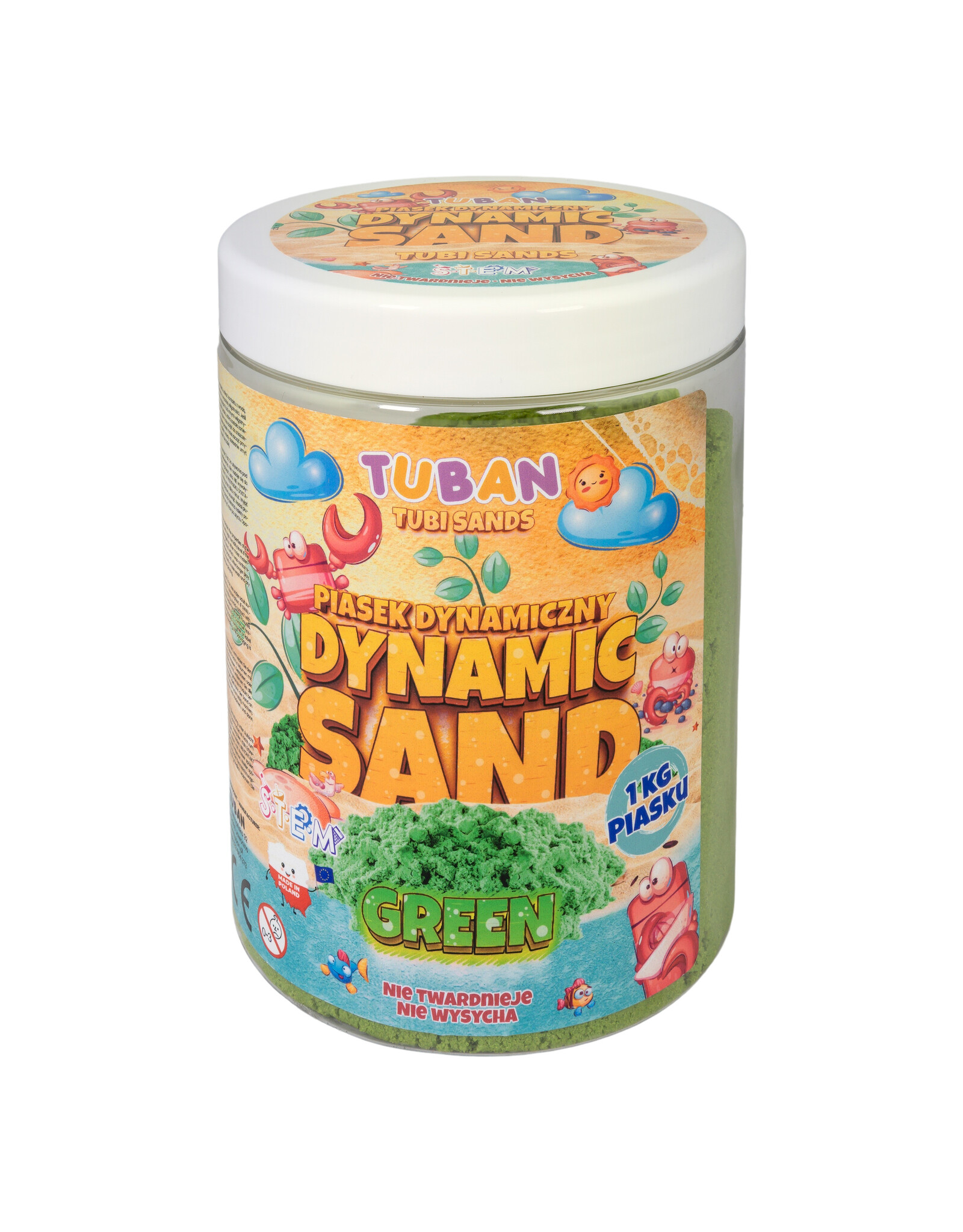 Tuban Tuban - Dynamic Sand – groen 1 kg