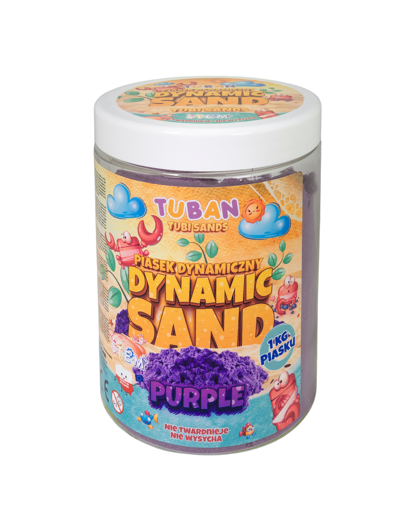 Tuban Tuban - Dynamic Sand – lila 1 kg