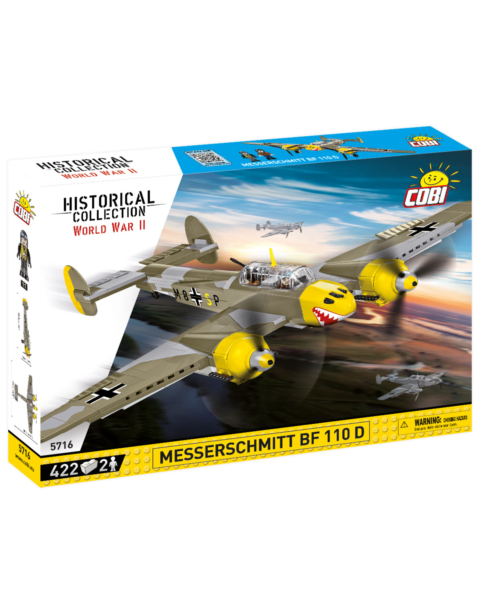 COBI COBI   WW2 5716 - Messerschmitt BF110B