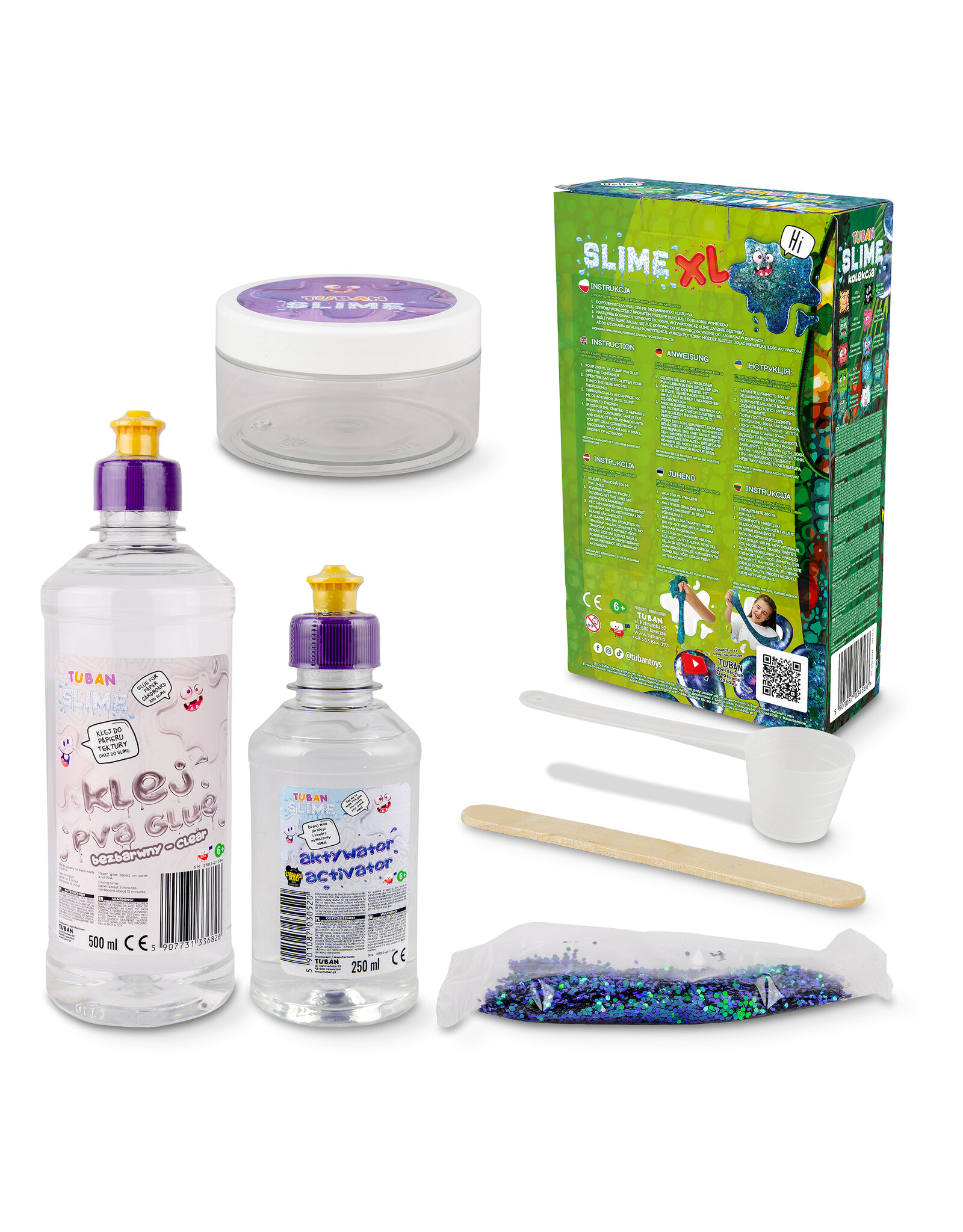 Tuban Tuban Super Schleim DIY-Paket – Chamäleon XL