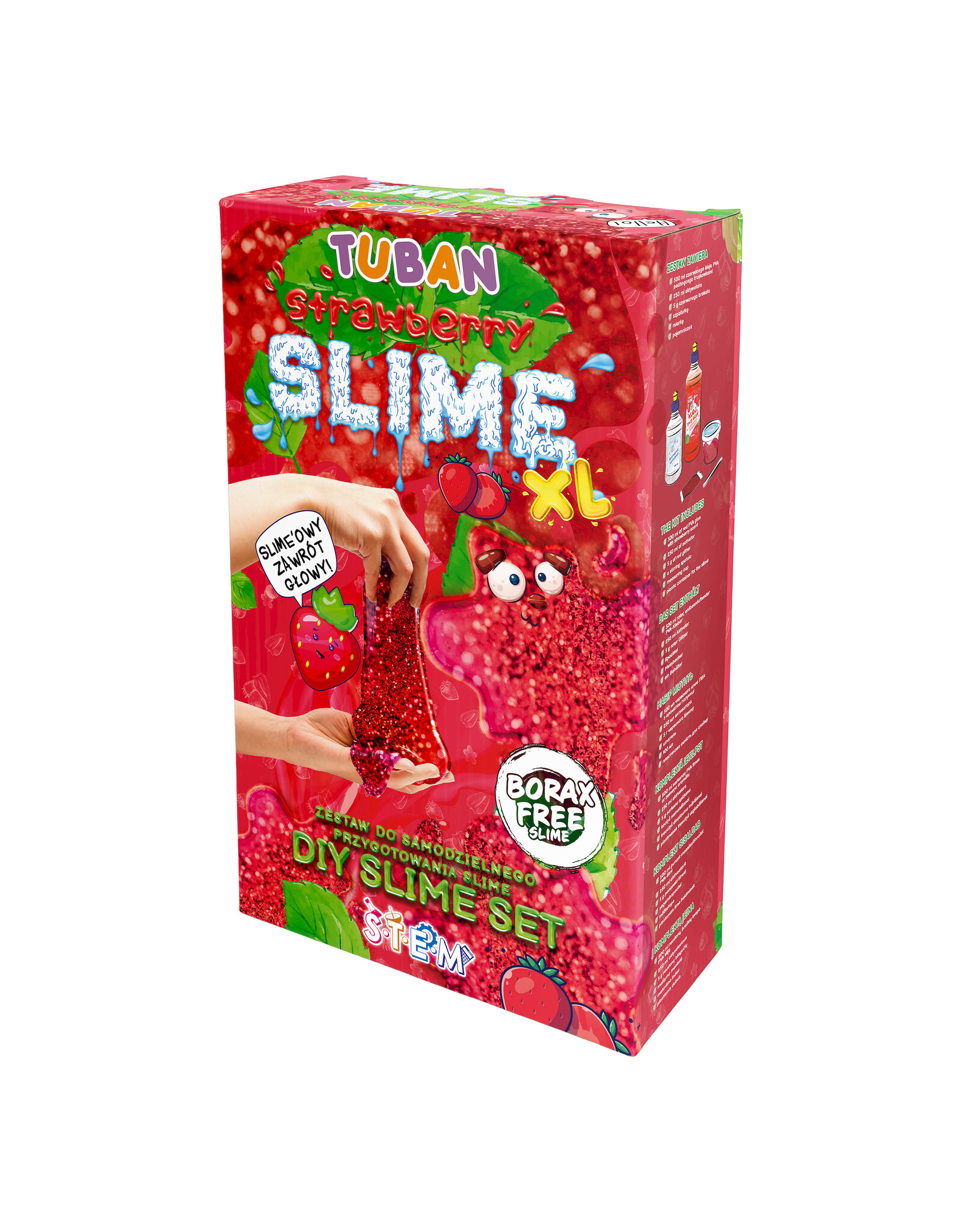 Tuban Tuban Super Slime DIY Pack – Erdbeere XL