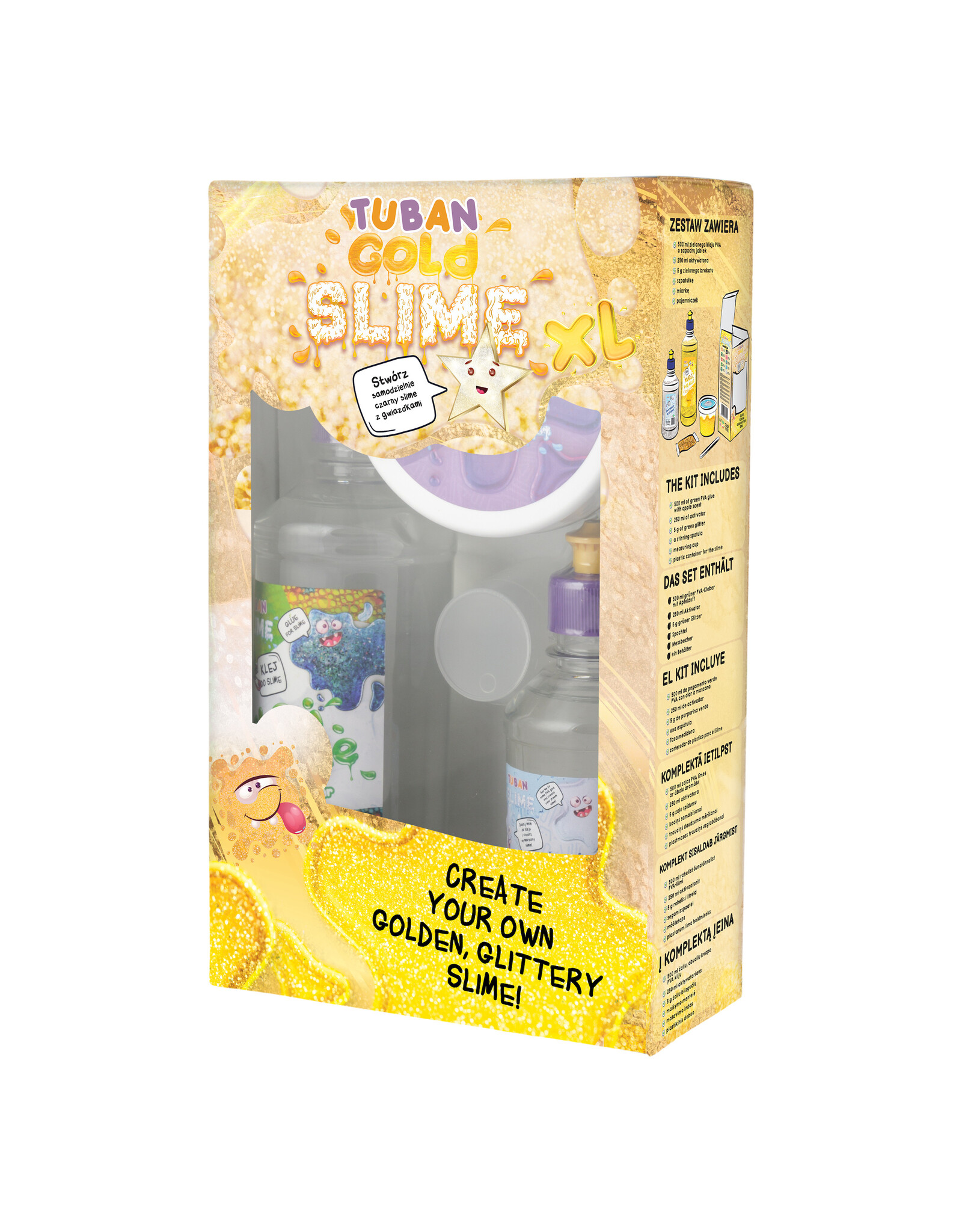 Tuban Tuban Super Schleim DIY-Paket – Gold XL