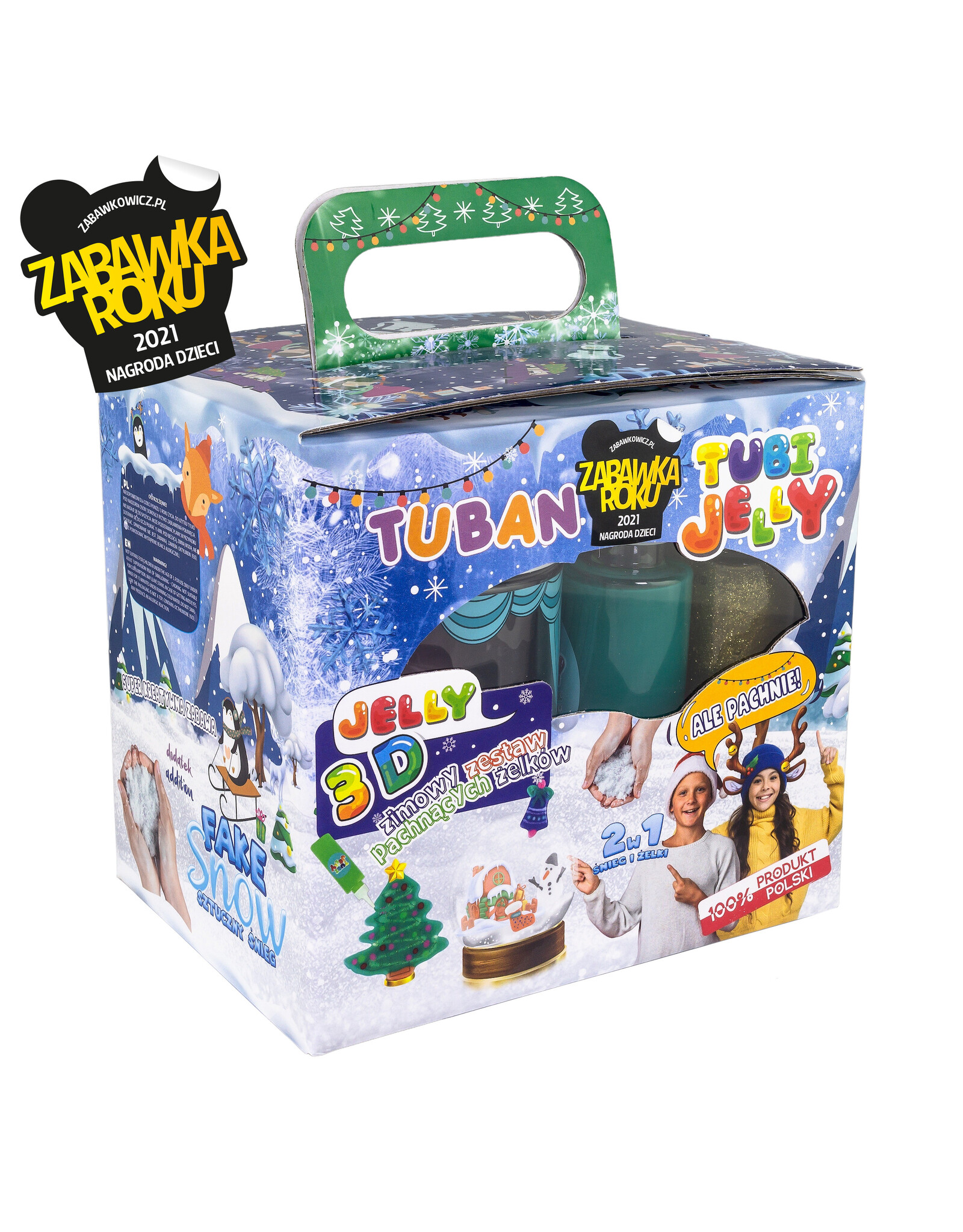 Tuban Tuban - Tubi Jelly Set mit 6 Farben und kleinem Aquarium – Winter
