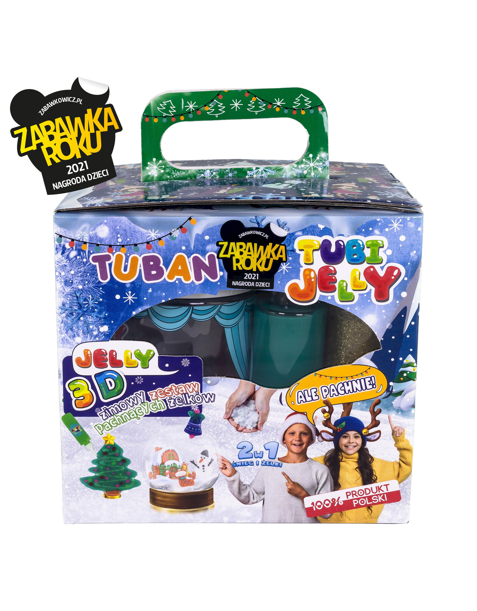 Tuban Tuban - Tubi Jelly set with 6 colors and small aquarium - Winter