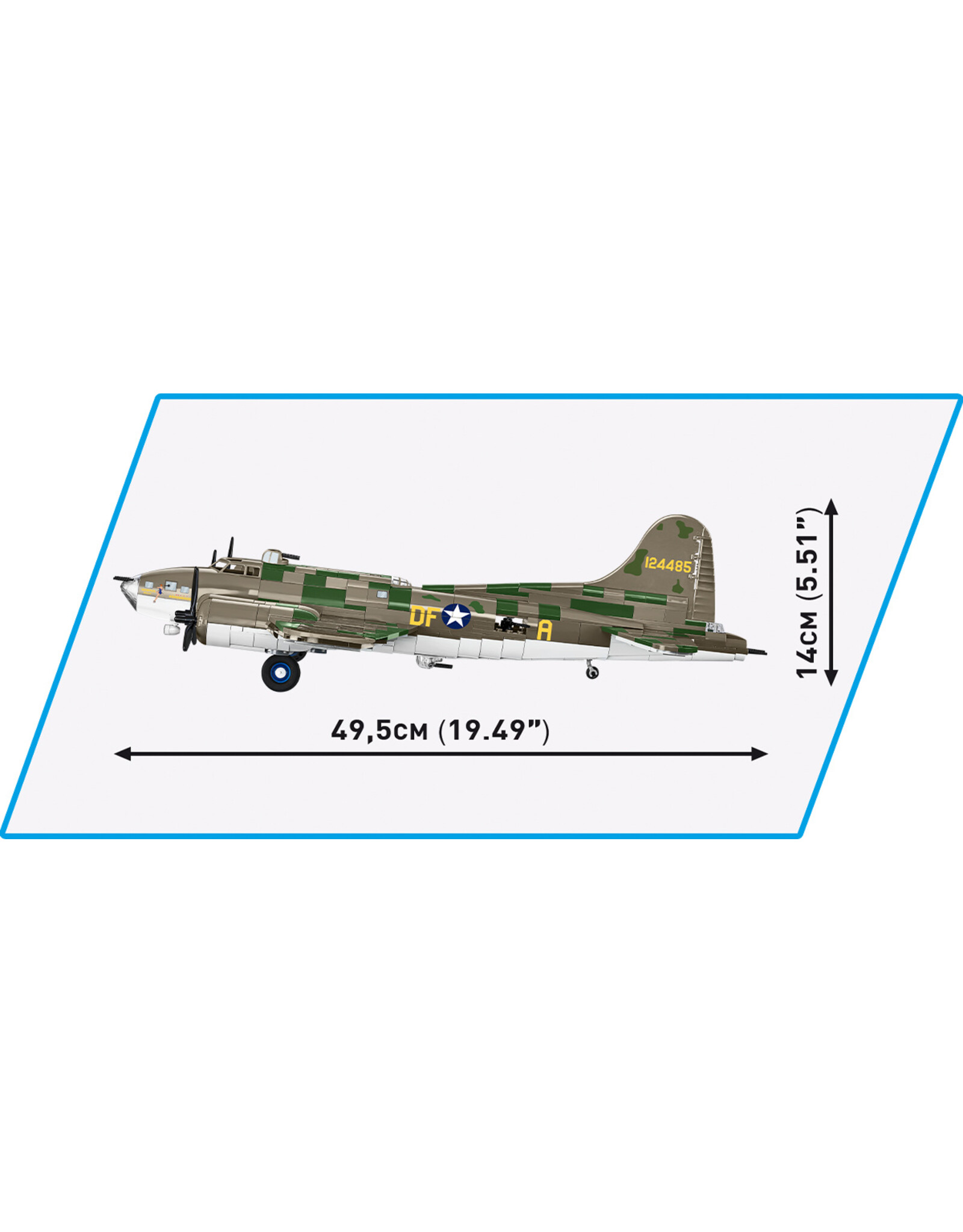 COBI COBI 5749 B-17F Flying Fortress "Memhpis Belle"