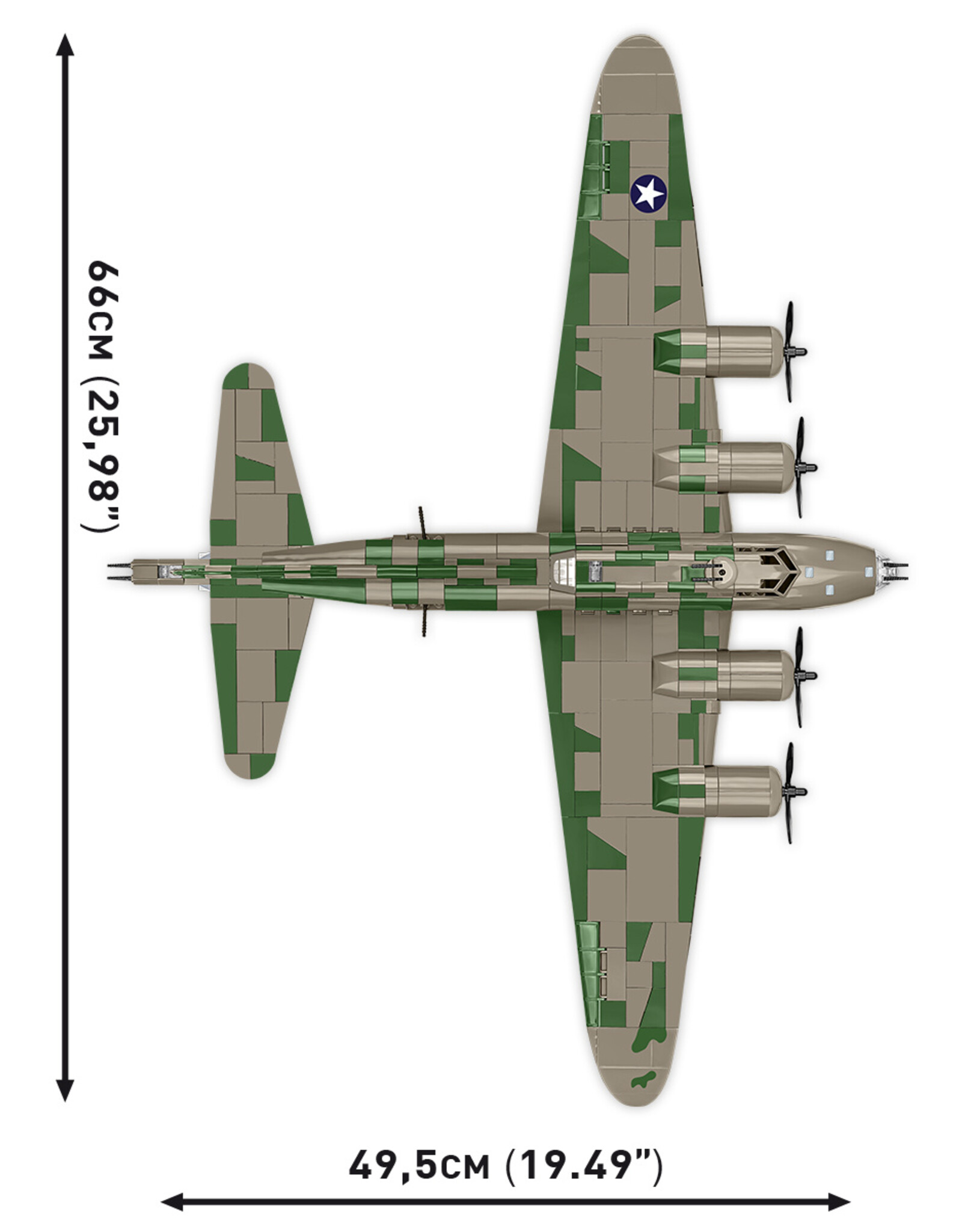 COBI COBI 5749 B-17F Flying Fortress "Memhpis Belle"