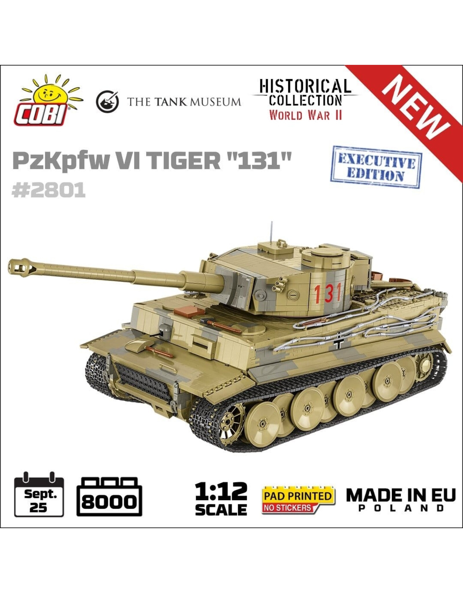 COBI COBI WW2 2801 - Tiger 131