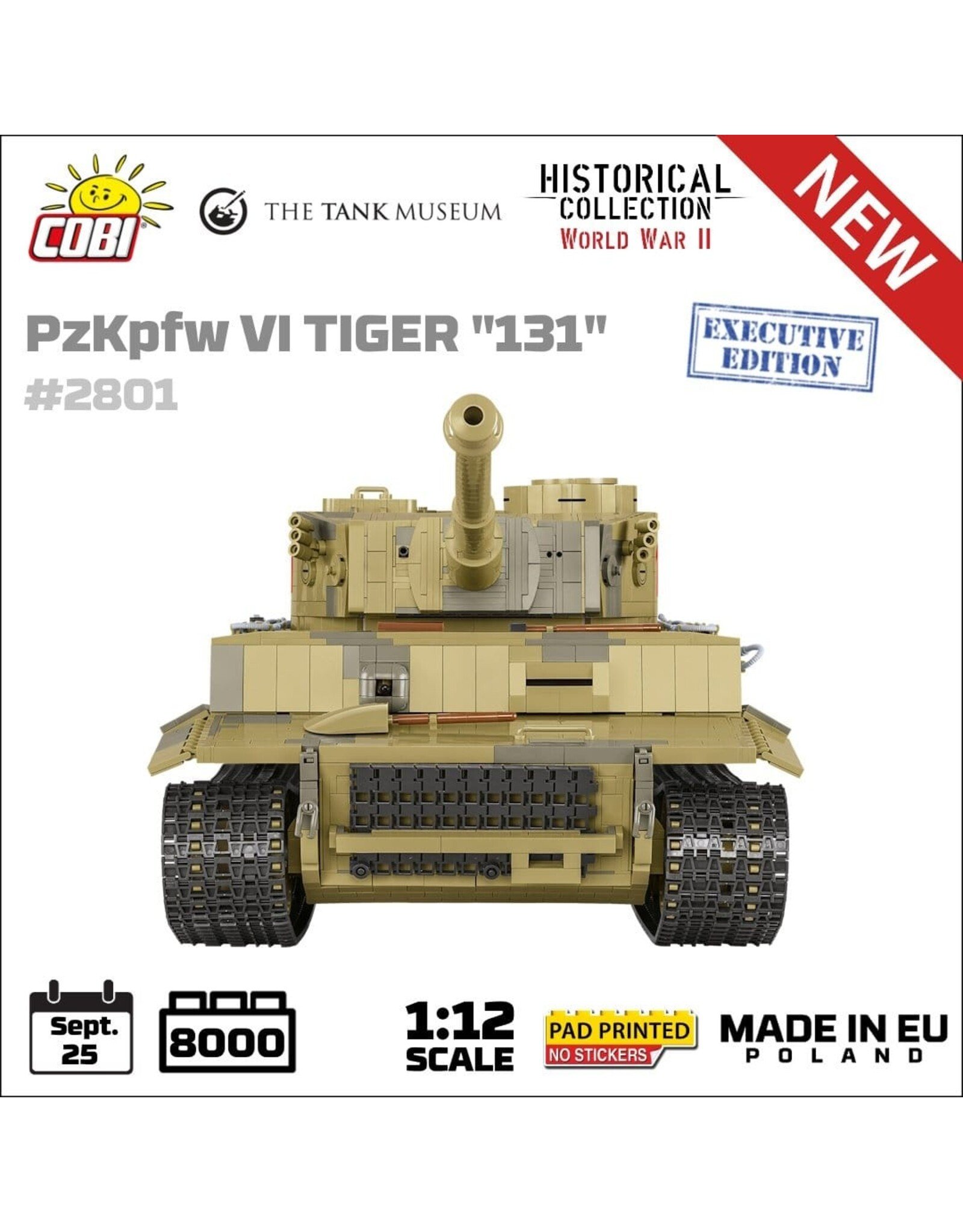 COBI COBI WW2 2801 - Tiger 131