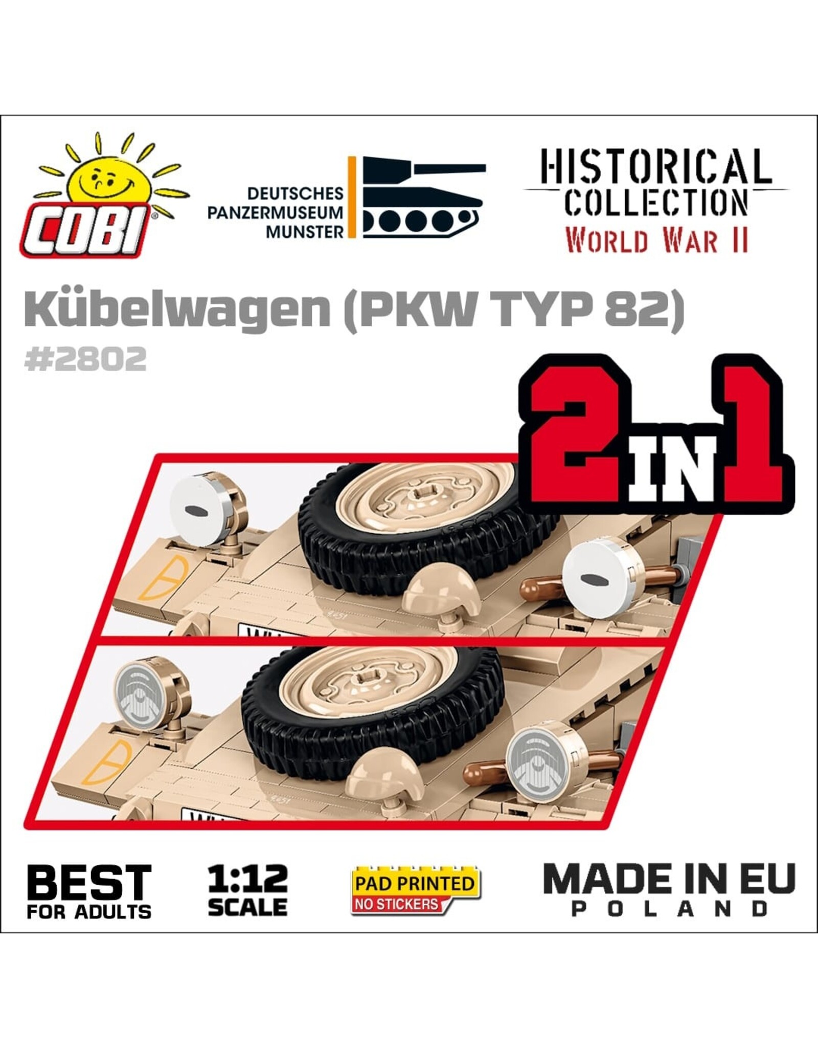 COBI COBI 2802 Kubelwagen Typ82 exe edition