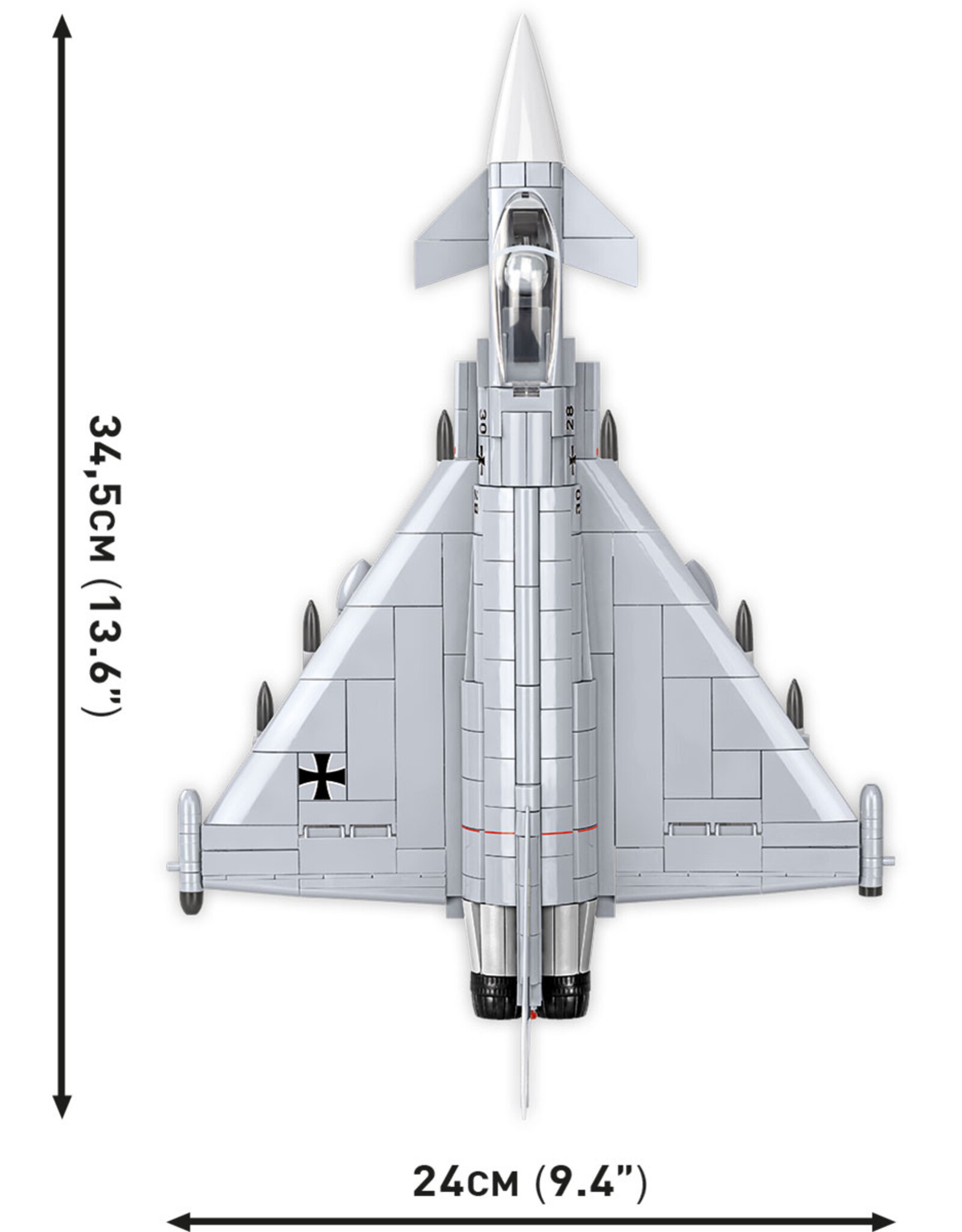 COBI COBI 5848 Eurofighter Typhoon German Airforce