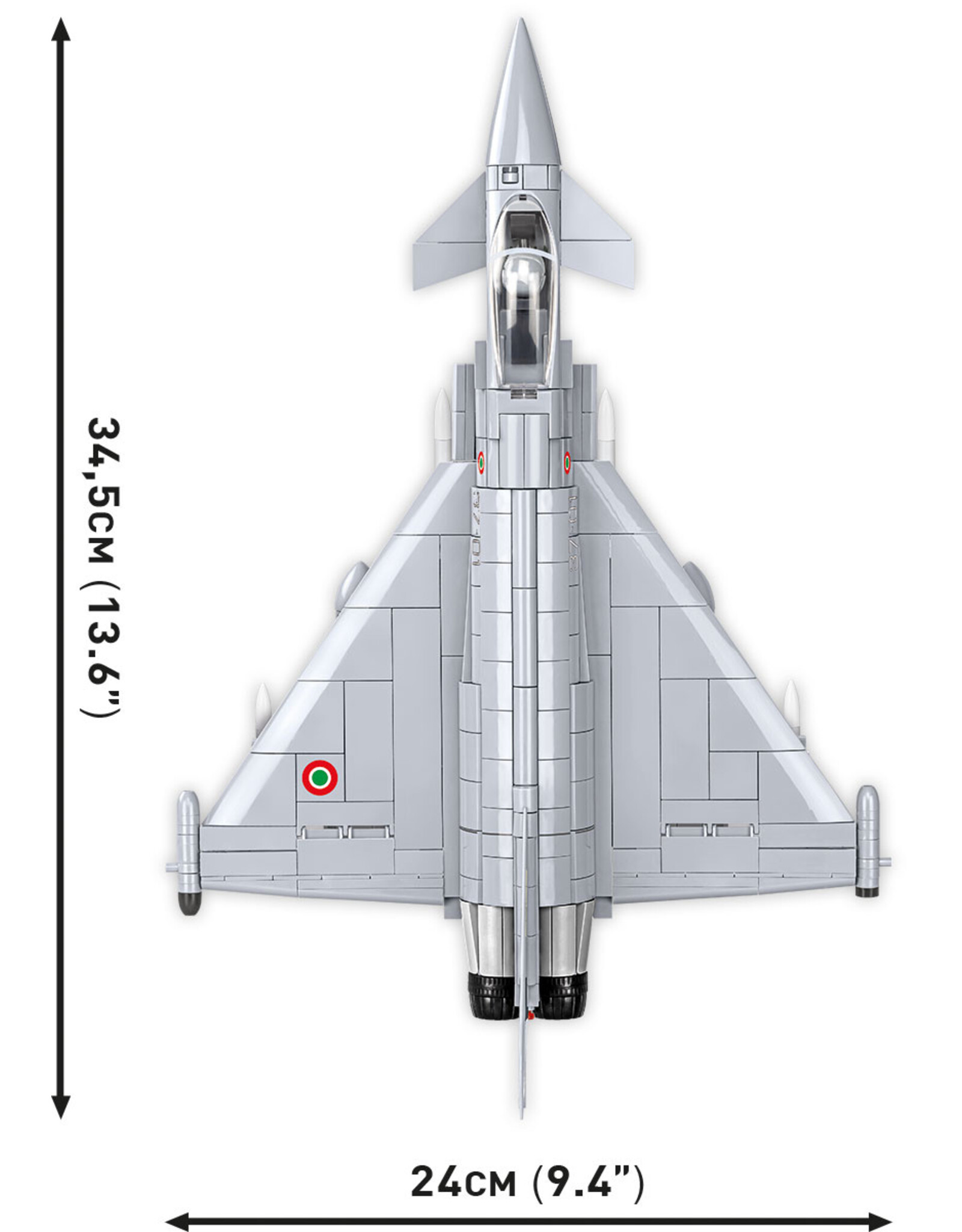 COBI COBI 5849 Eurofighter Typhoon Italian Air force