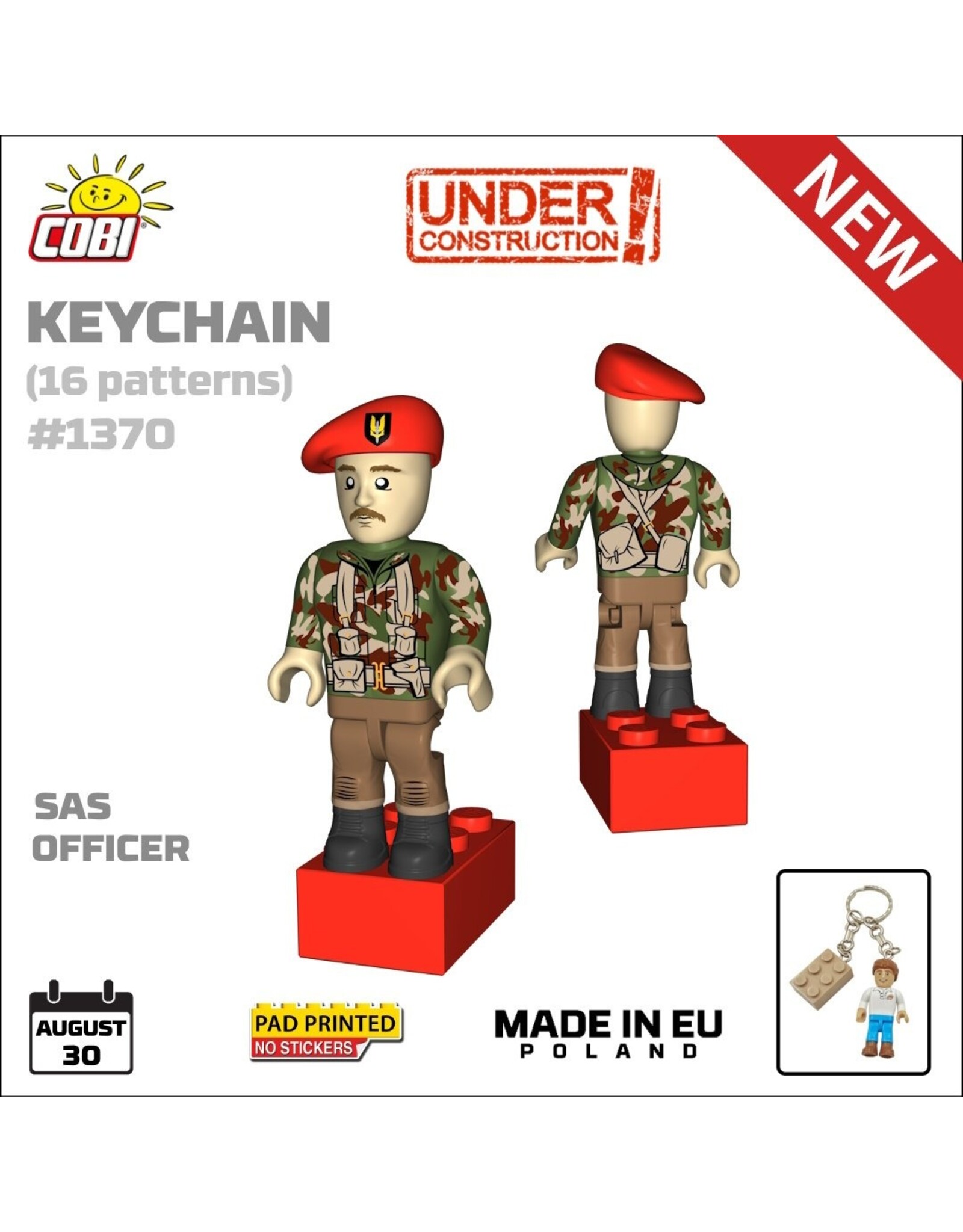 COBI COBI 1370 Sleutelhanger SAS Officier