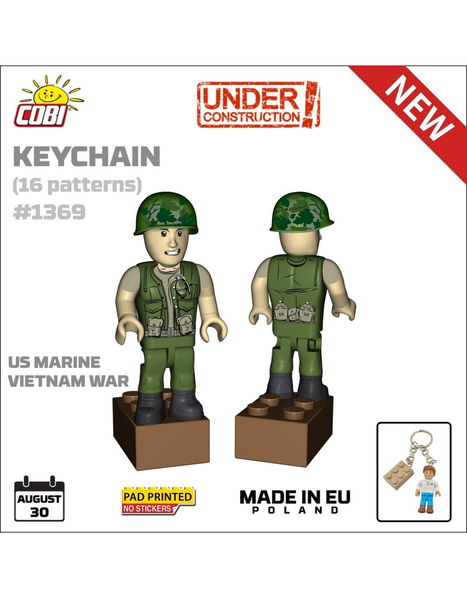 COBI COBI 1369 Keychain US Marine Vietnam