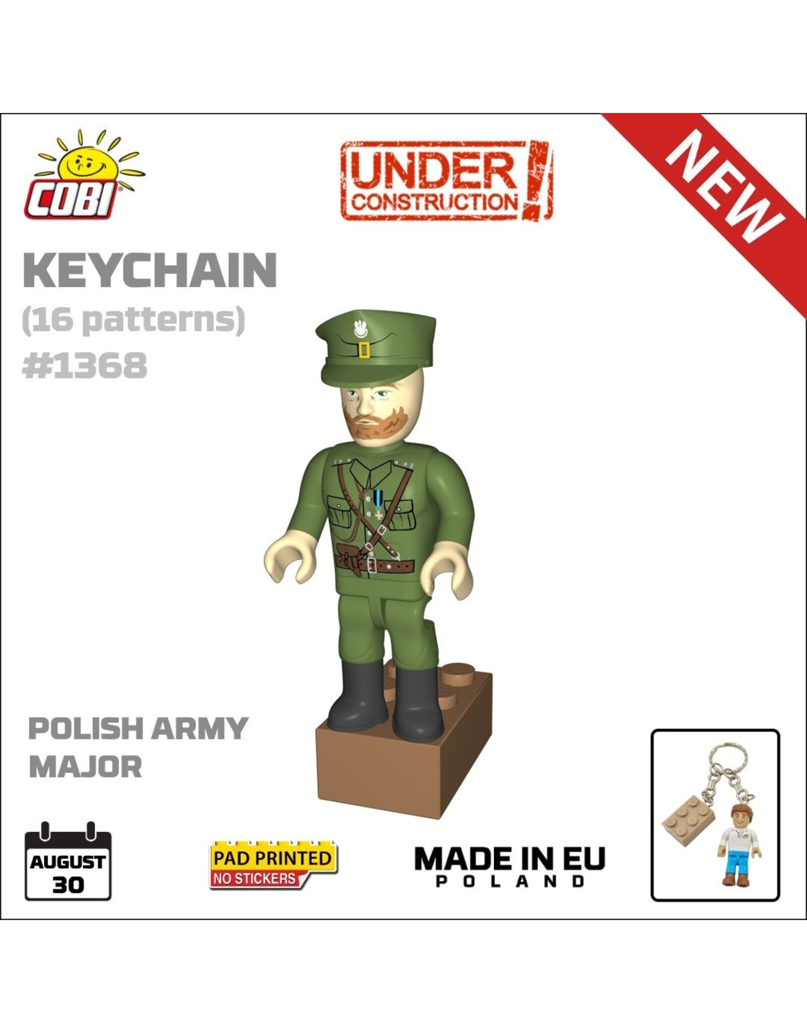 COBI COBI 1368 Sleutelhanger Polish Major