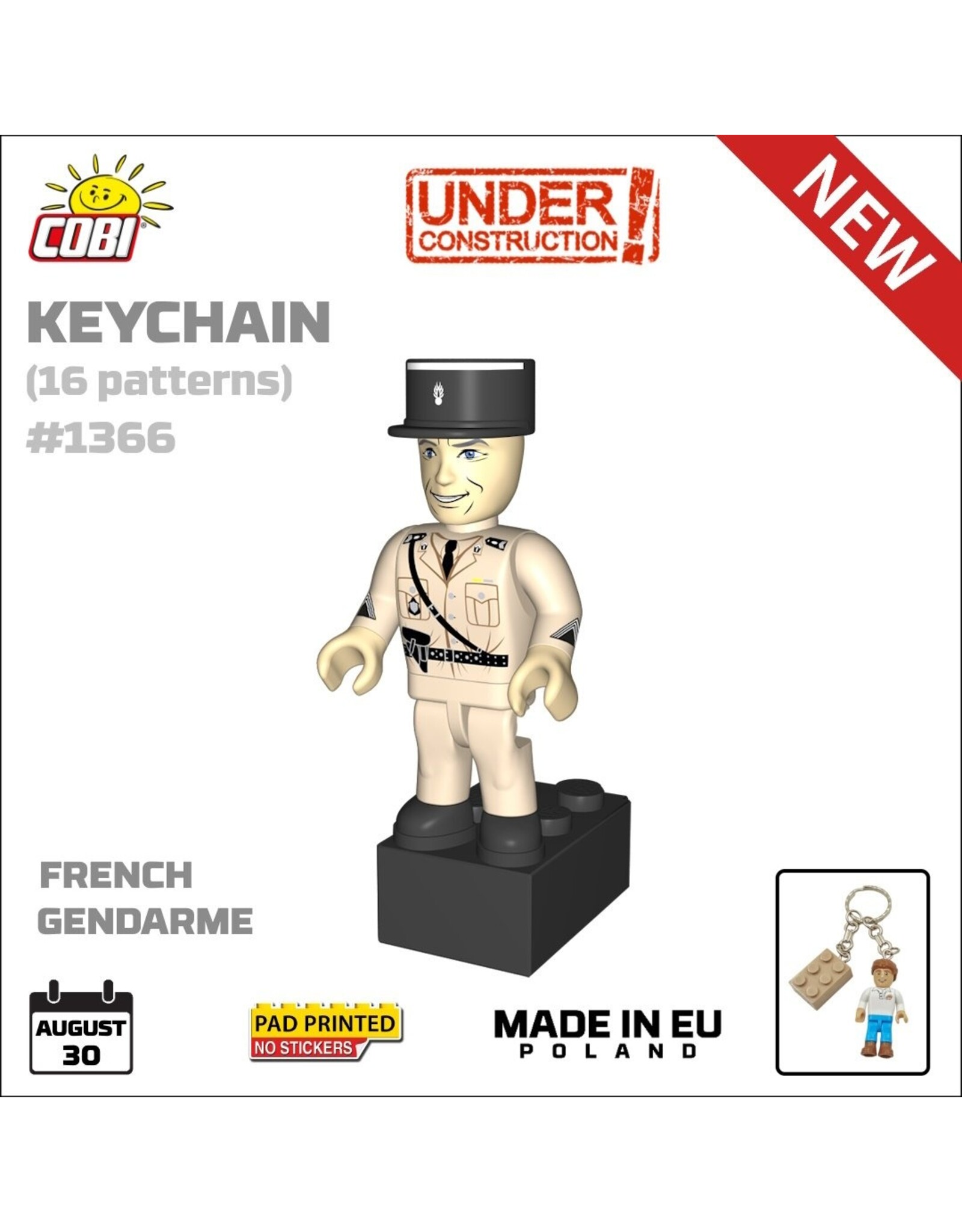 COBI COBI 1366 Keychain French Gendarme