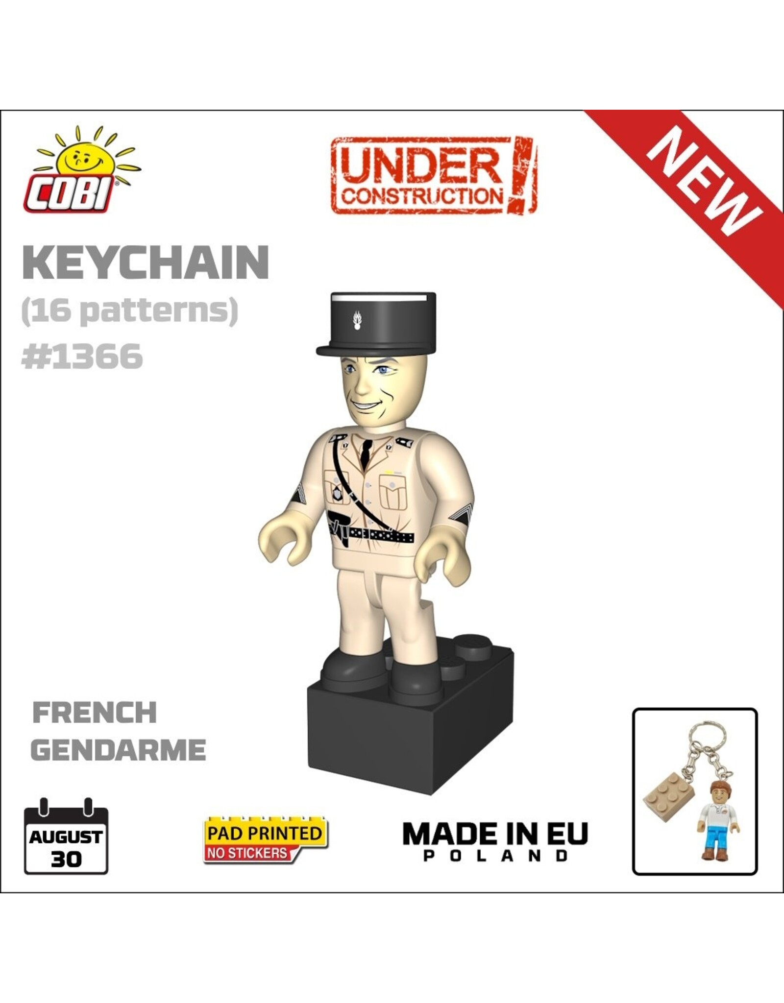 COBI COBI 1366 Sleutelhanger Franse Gendarme