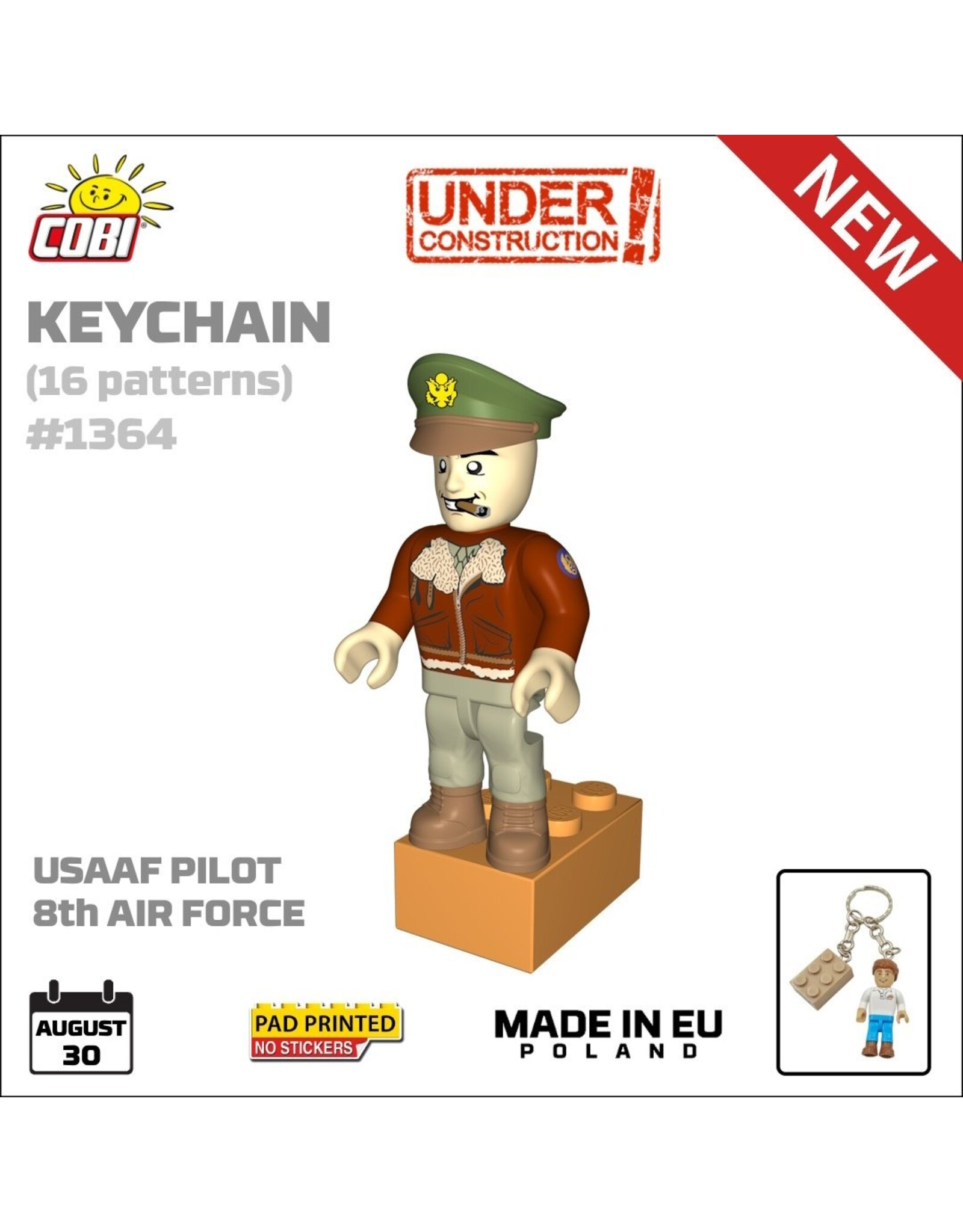 COBI COBI 1364 Keychain USAAF Pilot