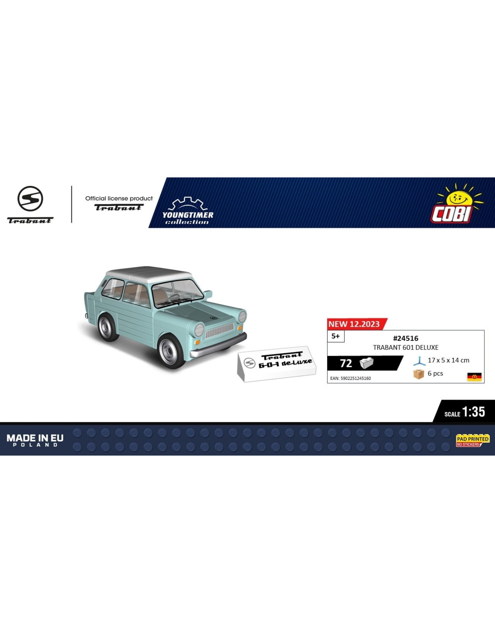 COBI COBI 24516 Trabant 601 de luxe