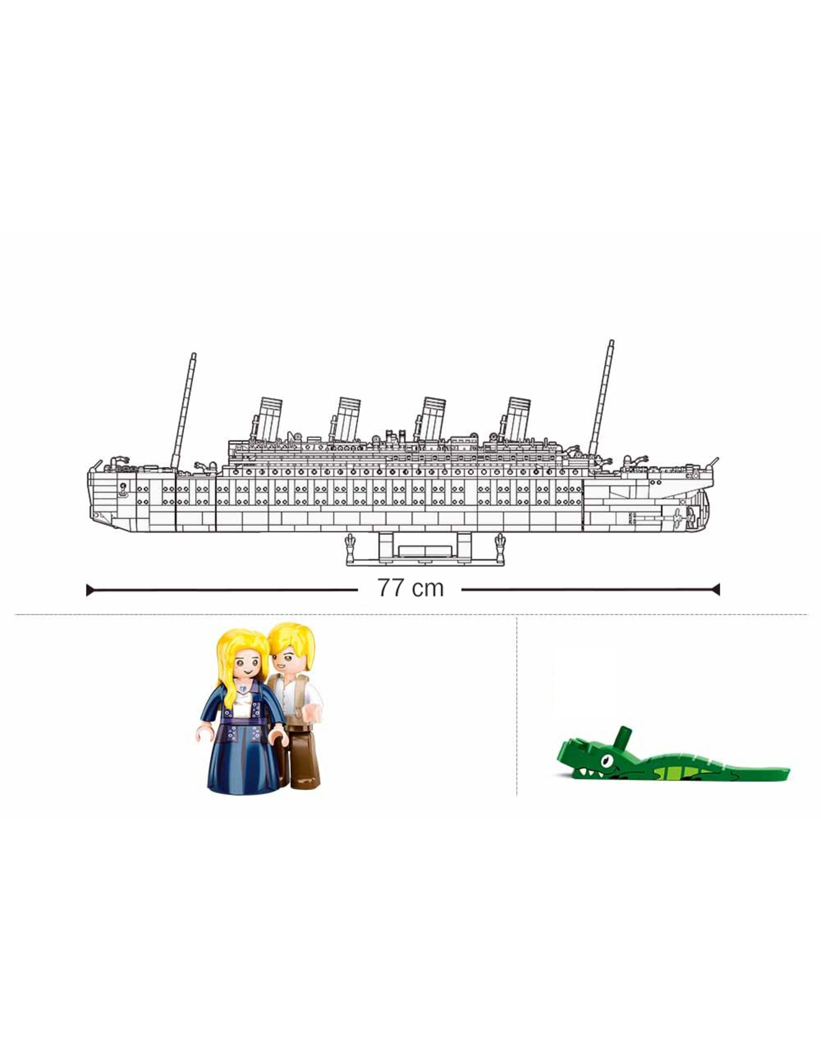 Sluban Sluban Titanic model building set XL