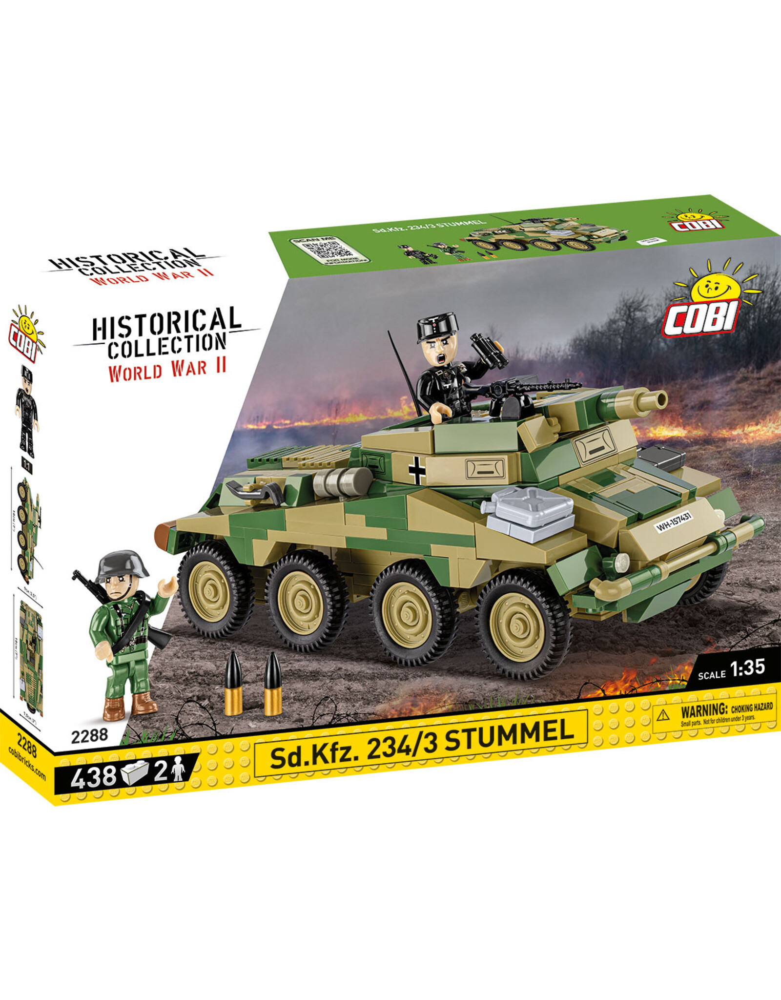 COBI COBI 2288 SD.KFZ 234/3 STUMMEL