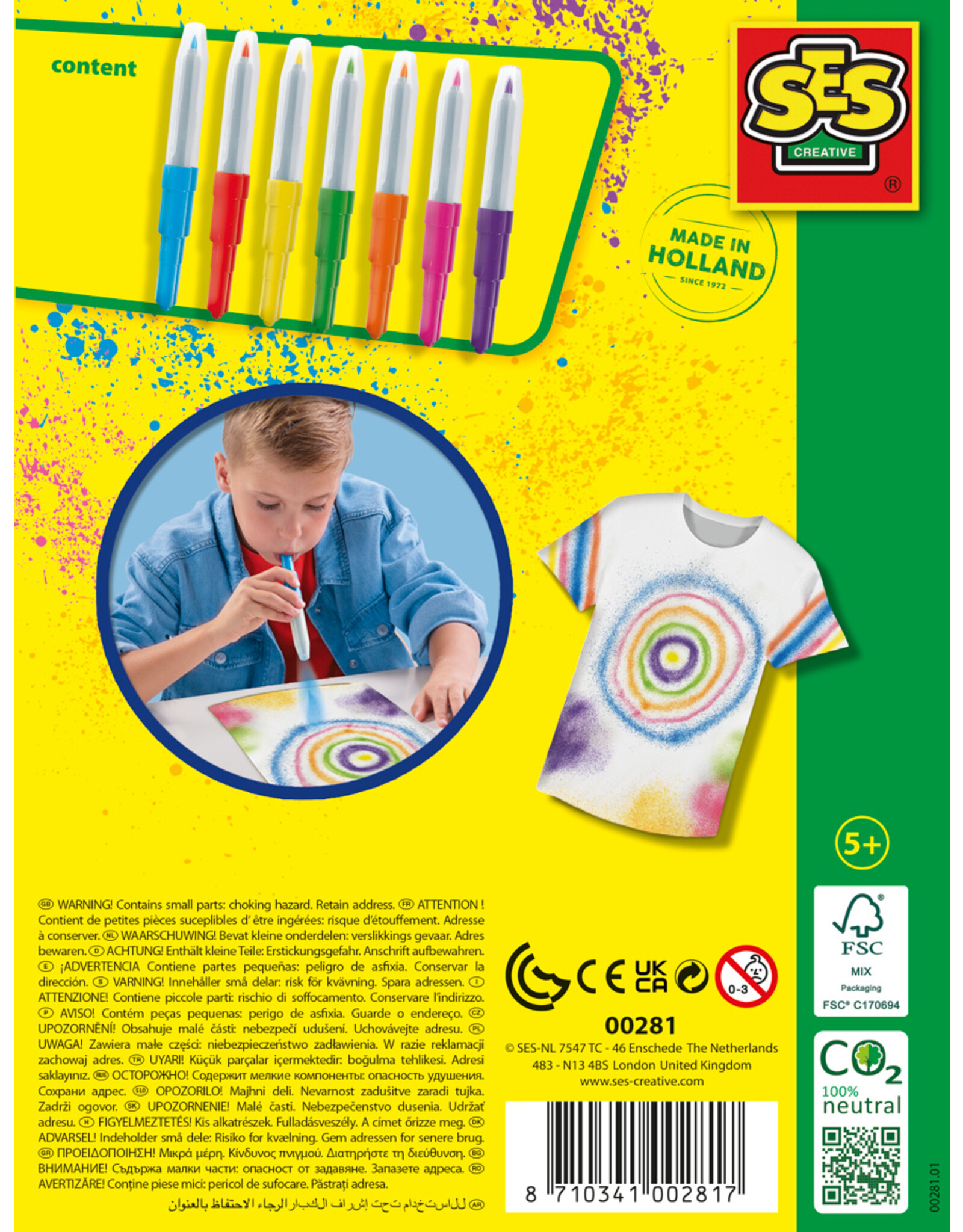 SES Creative SES Blow airbrush pens - Textil