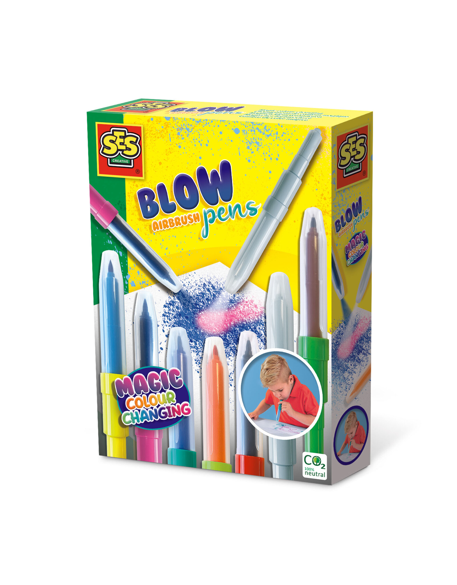 SES Creative SES Blow airbrush pens - Magic Farbwechsel