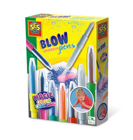 SES Creative Blow airbrush pens - Magic colour changing