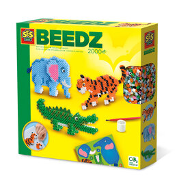 SES Creative Beedz Iron on beads - Safari animals