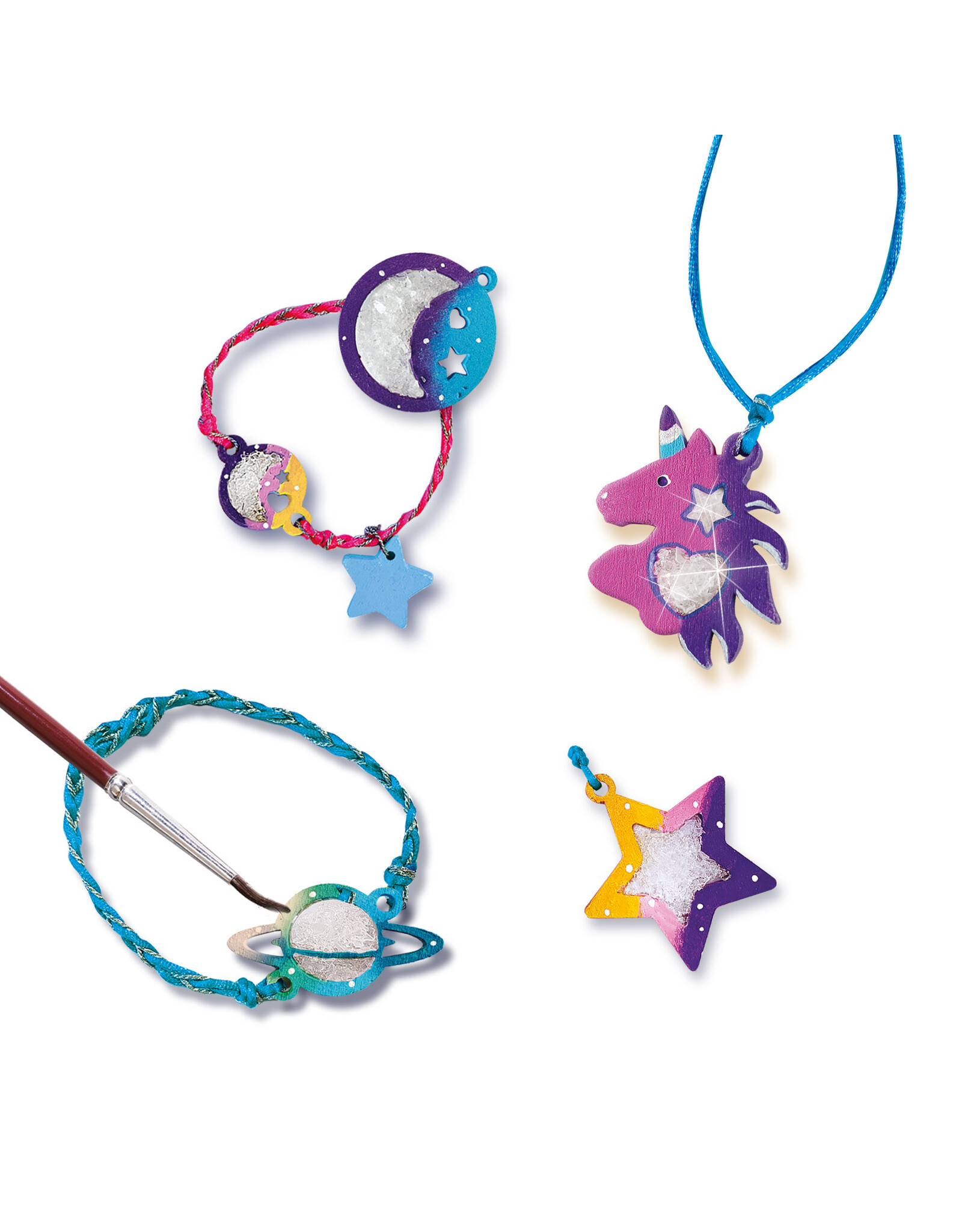 SES Creative SES Crystal galaxy sieraden