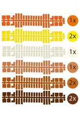 Ministeck Feuchtmann - Ministeck standard color strips (set 2)