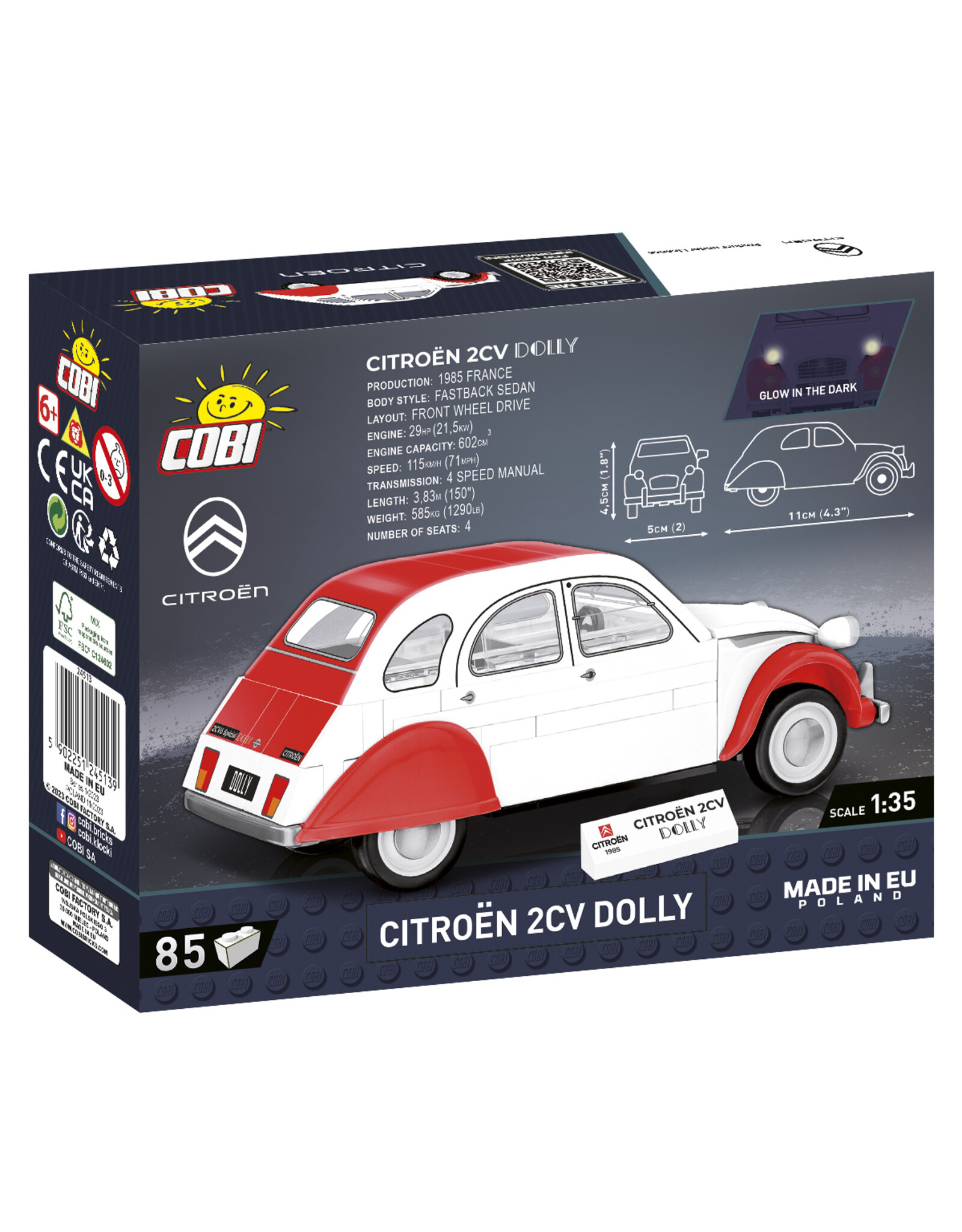 COBI COBI 24513 Citroën 2CV Dolly