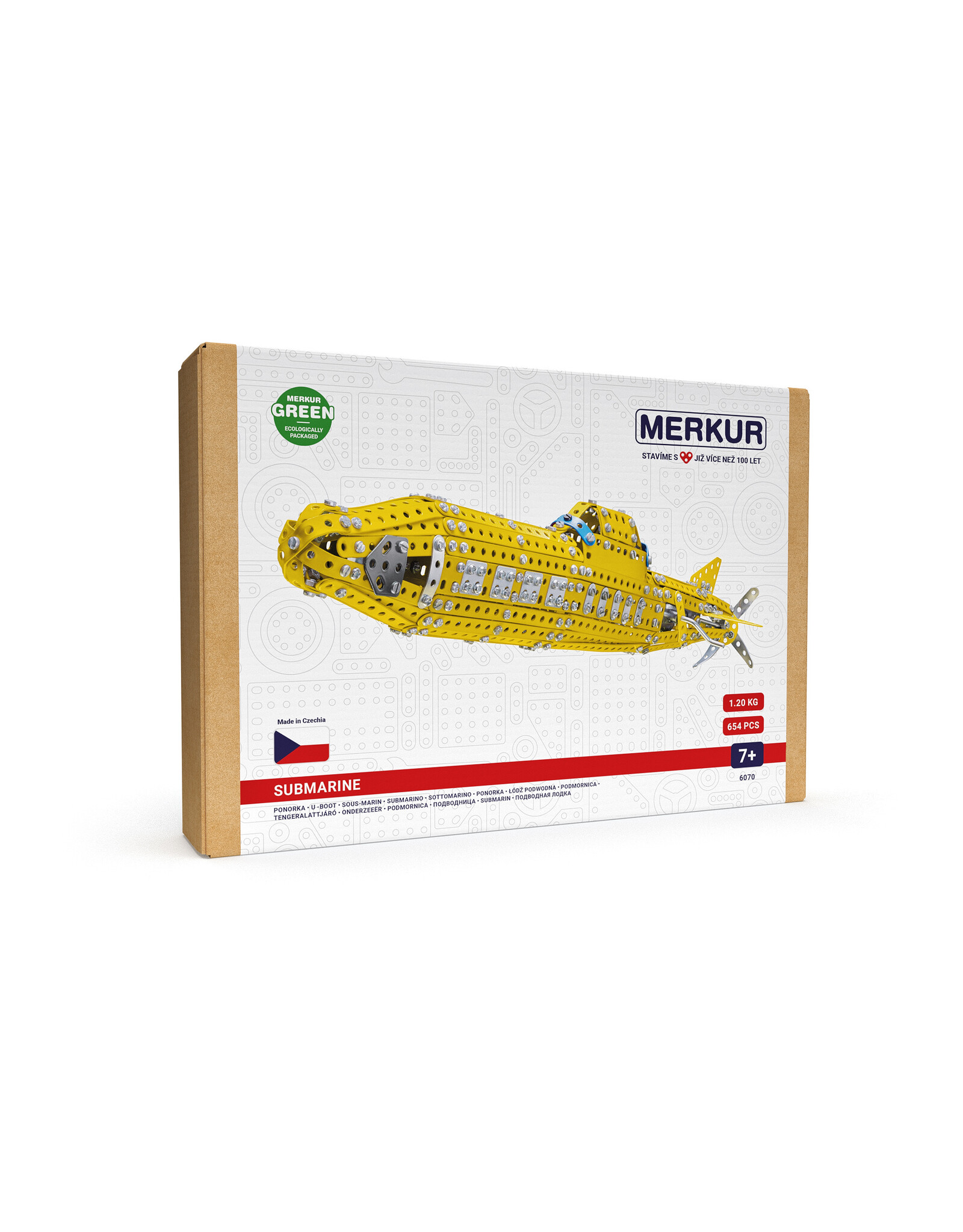 Merkur Merkur - Submarine - metal construction set - 654 parts