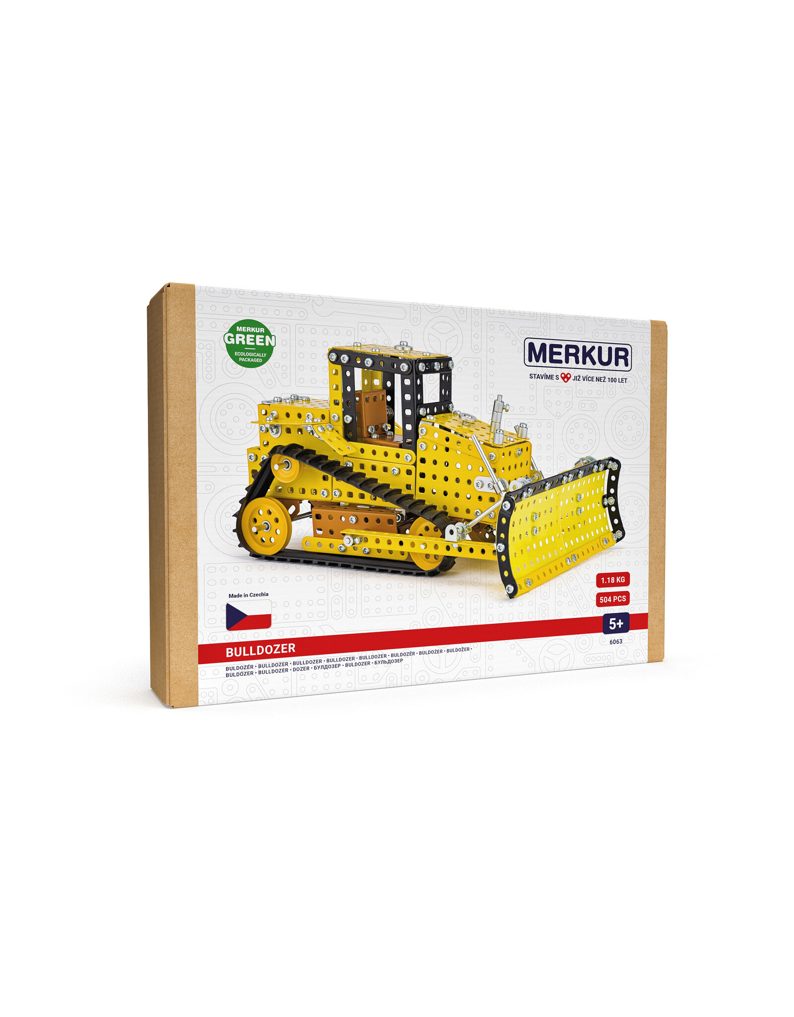 Merkur Merkur - Bulldozer - Metallbaukasten - 504 Teile