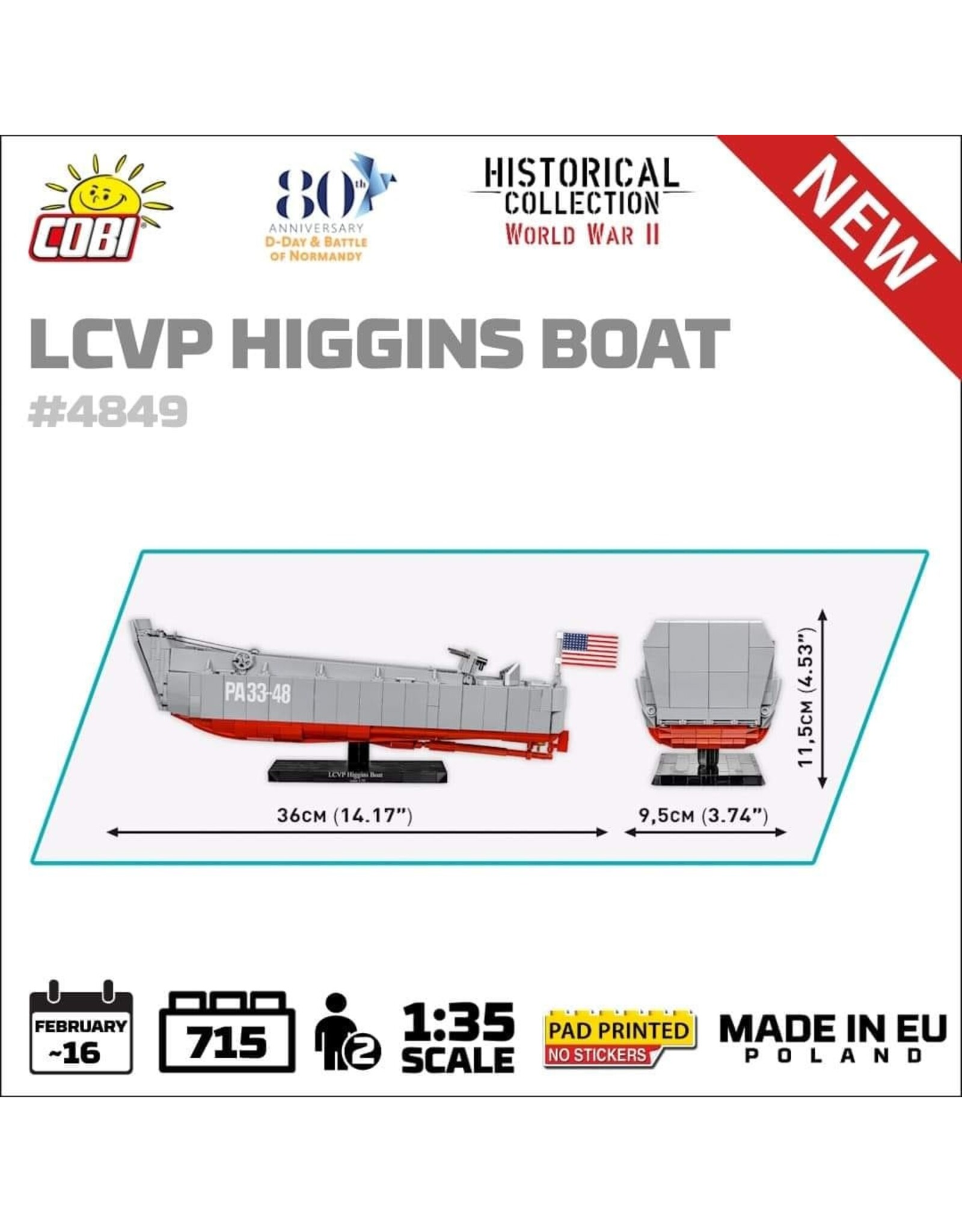 COBI COBI 4849 LCVP- Higgins Boot