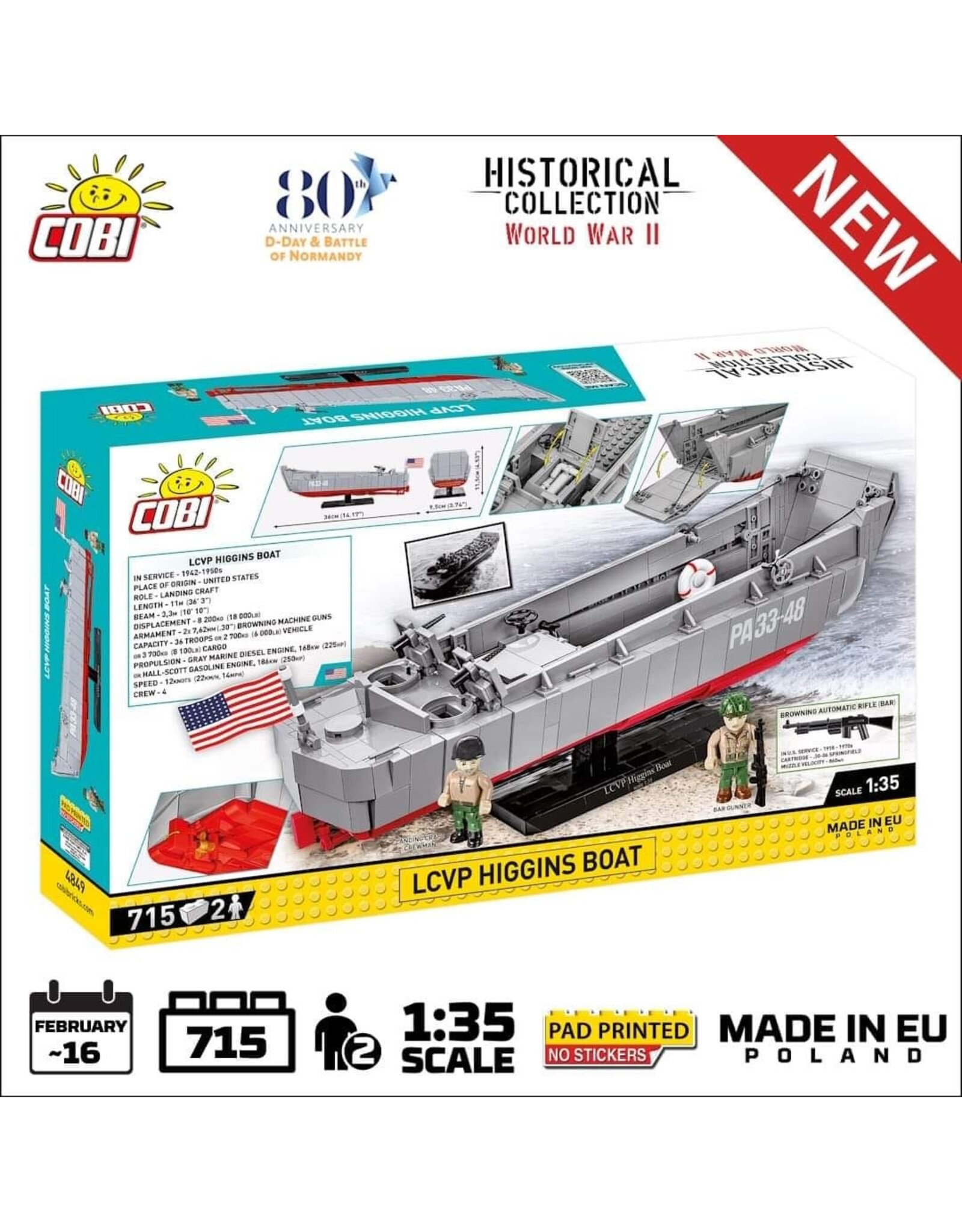 COBI COBI 4849 LCVP- Higgins Boot